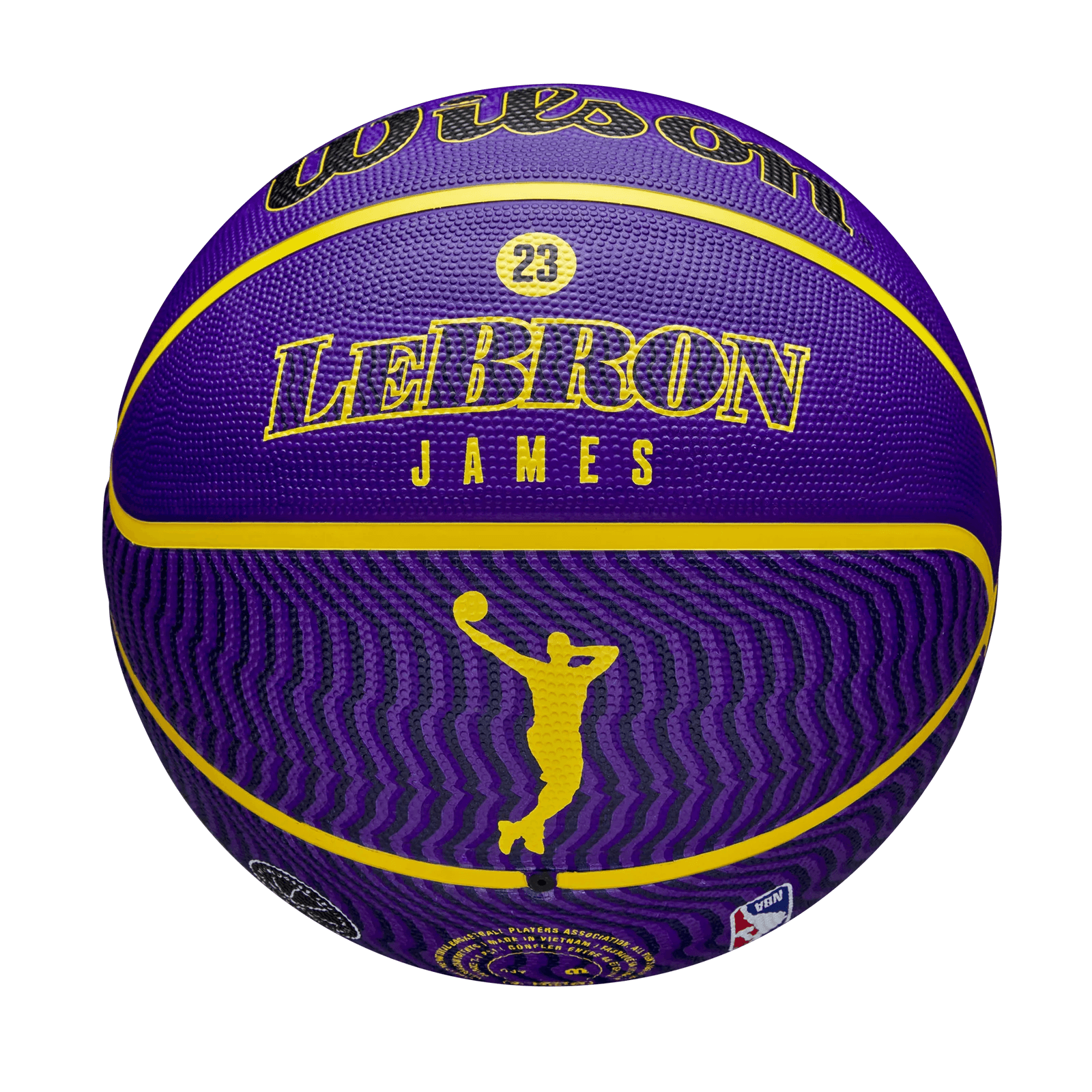 Wilson Sporting Goods Balls LeBron James Los Angeles Lakers Wilson NBA Icon 23 Full Size Basketball