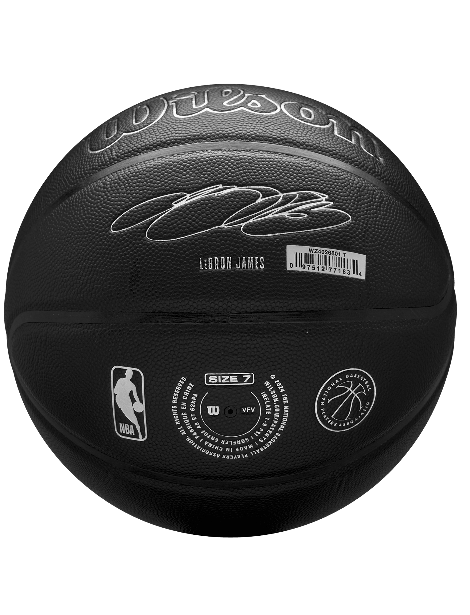 Wilson Sporting Goods Balls LeBron James Los Angeles Lakers Wilson NBA Nightmode Player Basketball