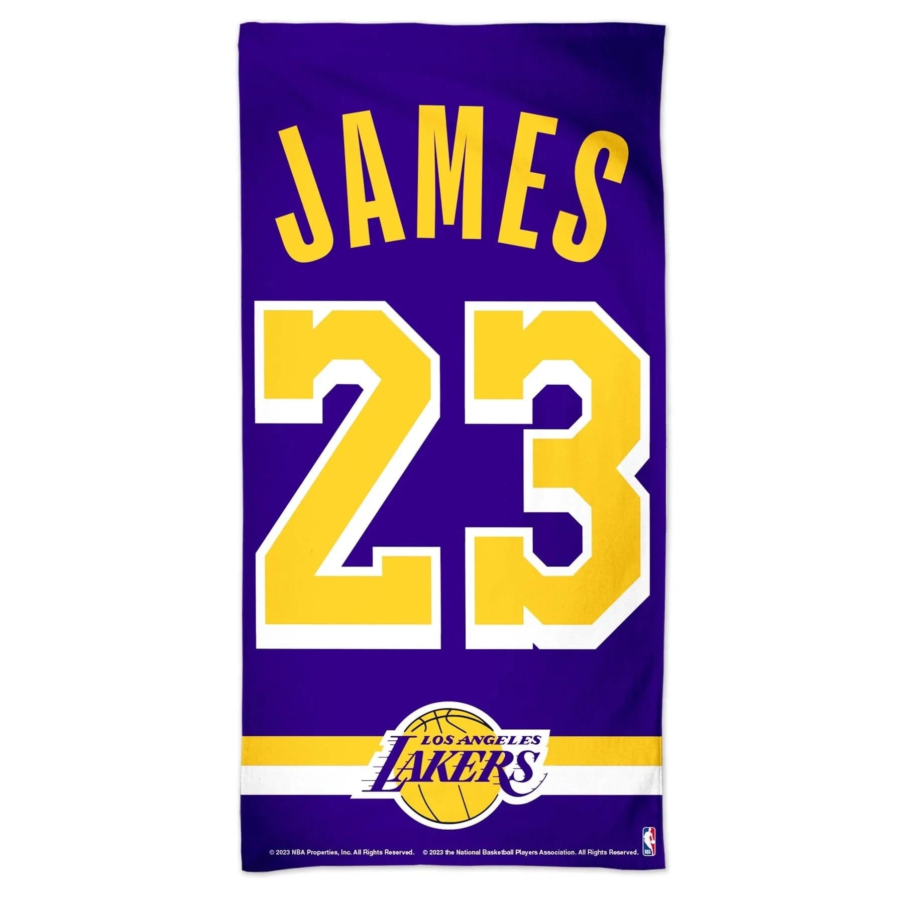 Wincraft Accessories LeBron James Los Angeles Lakers Wincraft NBA 30" x 60" Spectra Beach Towel
