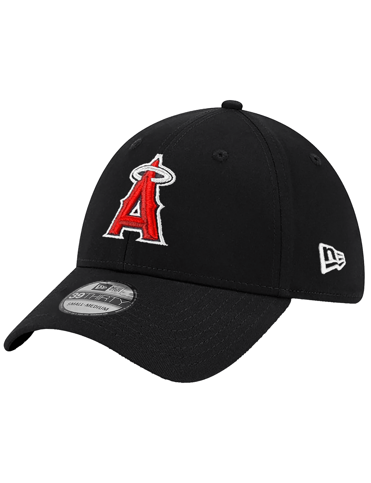 New Era Caps Los Angeles Angels New Era MLB Team 39THIRTY Stretch-Fit Hat - Black