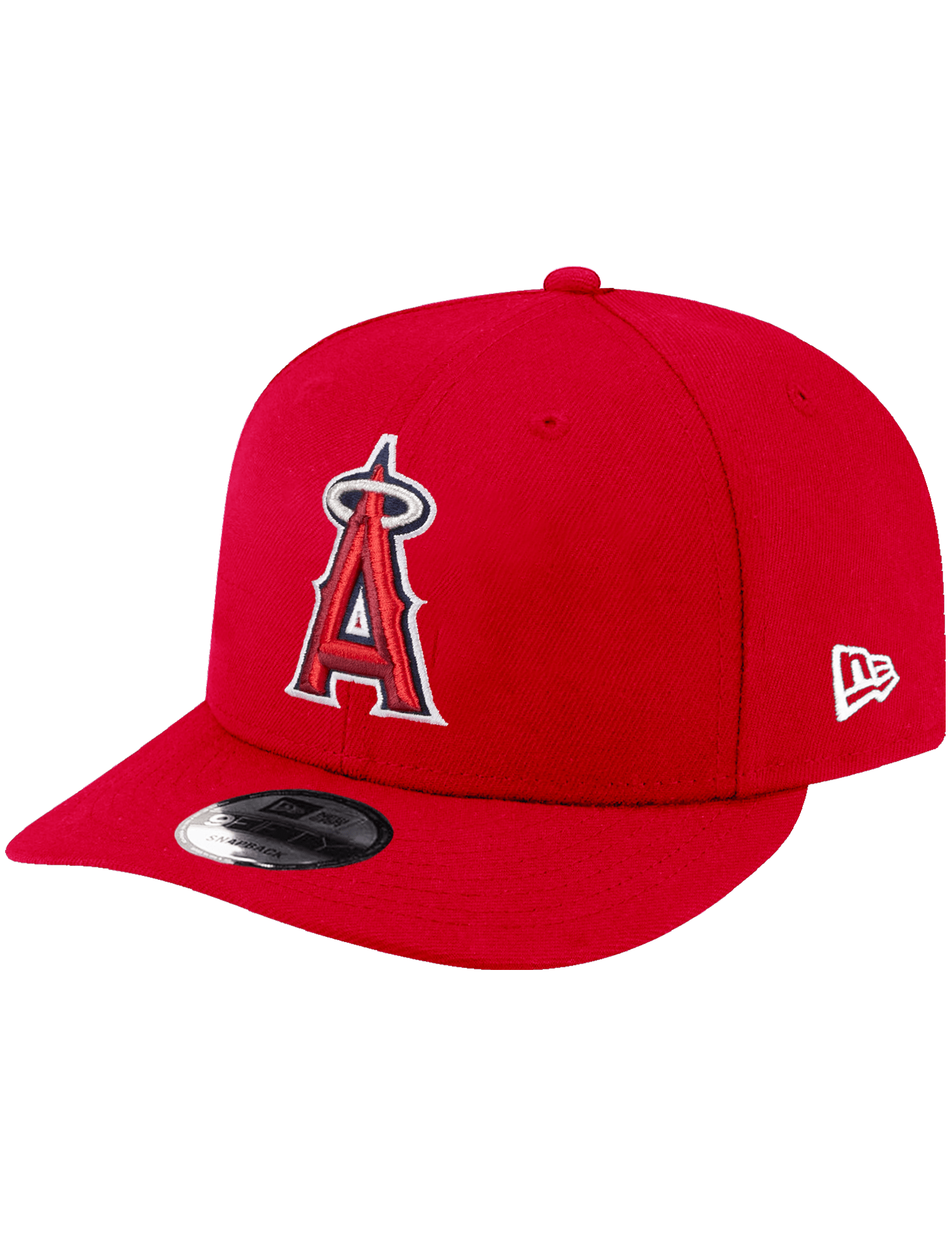 New Era Caps Los Angeles Angels New Era MLB Team 9FIFTY Pre-Curved Snapback Hat - Red