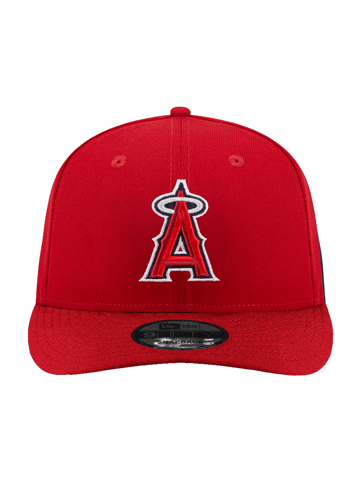New Era Caps Los Angeles Angels New Era MLB Team 9FIFTY Pre-Curved Snapback Hat - Red