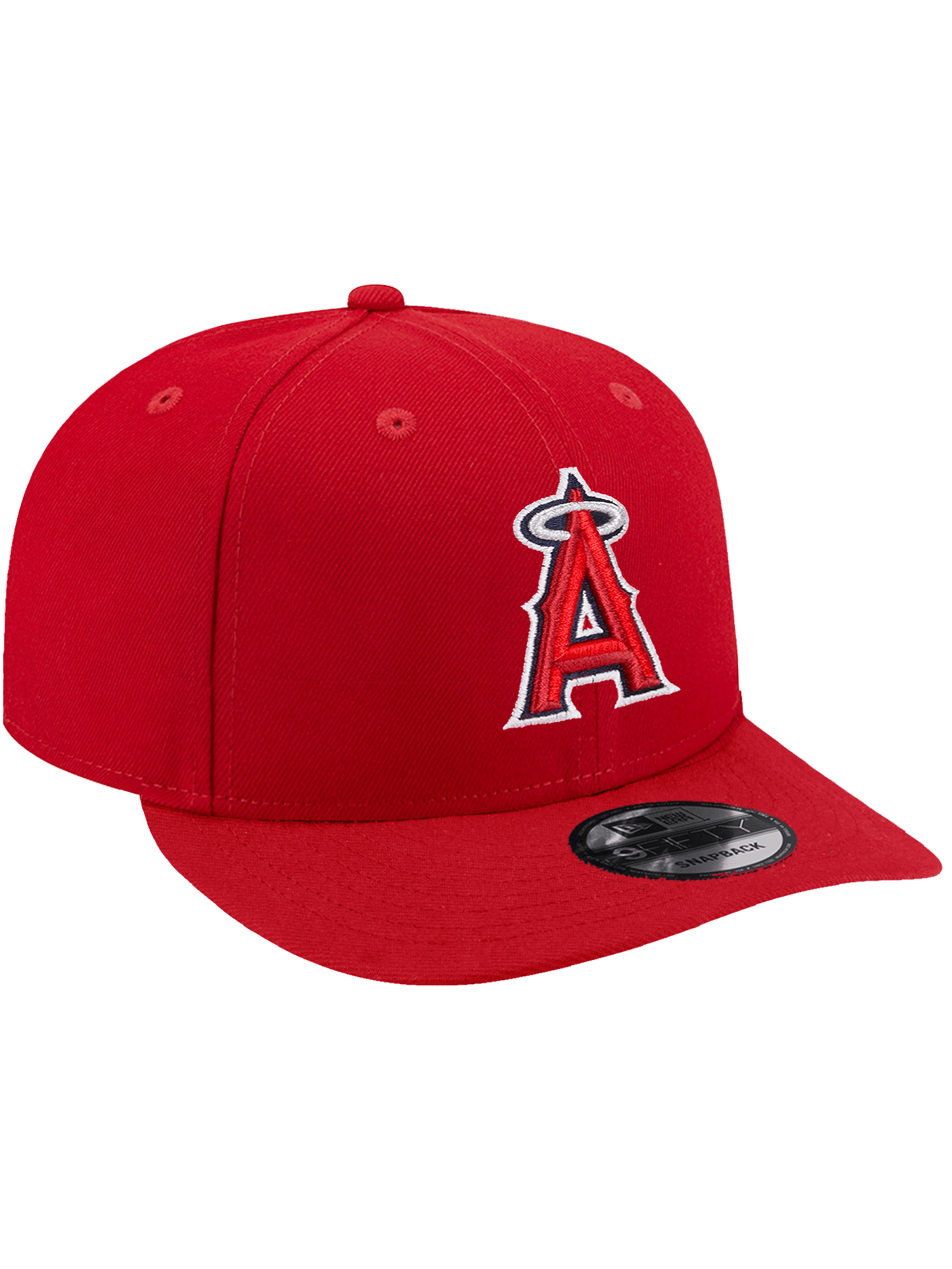 New Era Caps Los Angeles Angels New Era MLB Team 9FIFTY Pre-Curved Snapback Hat - Red