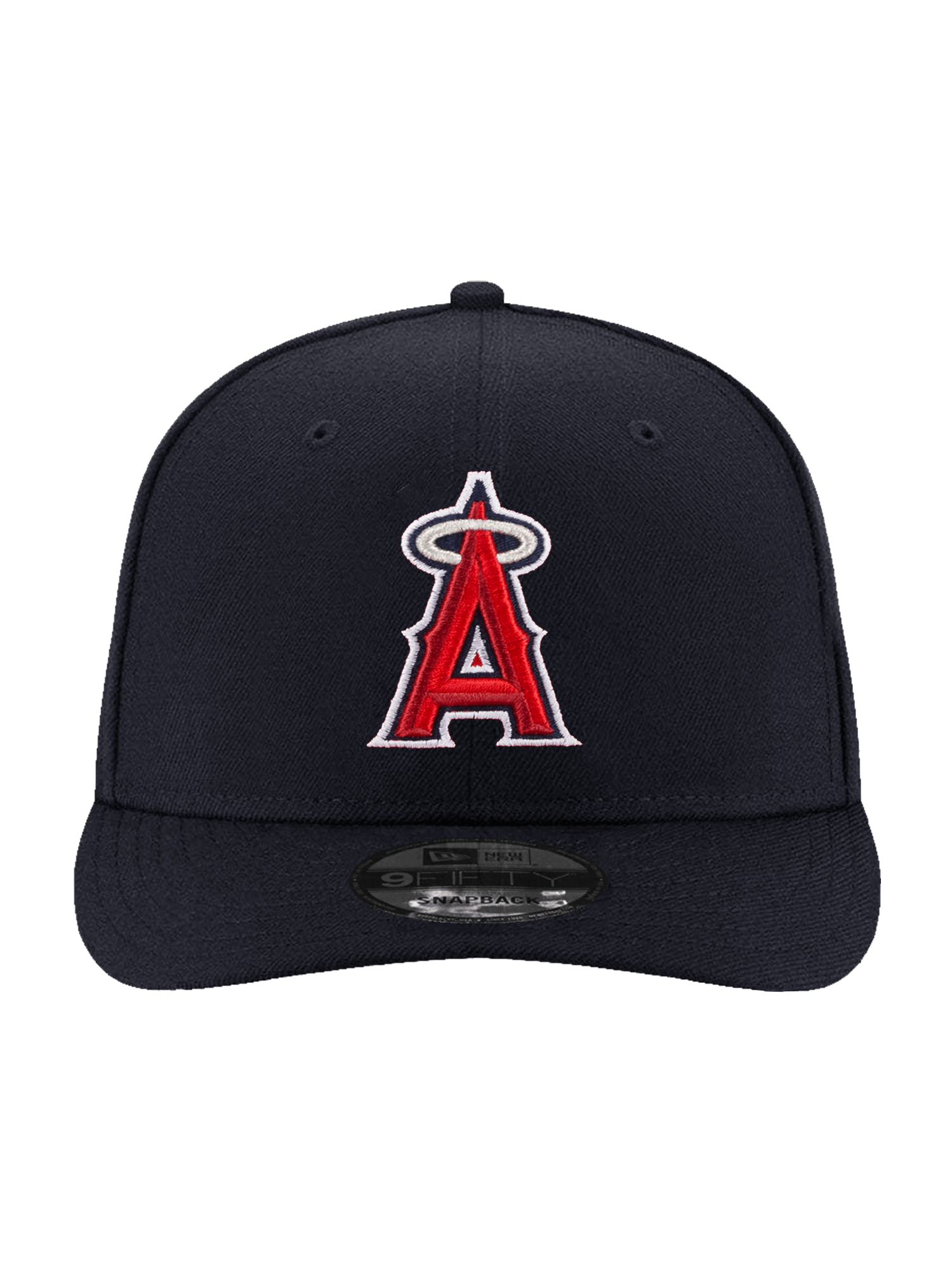 New Era Caps Los Angeles Angels New Era MLB Team Pre-Curved 9FIFTY Snapback Hat - Navy