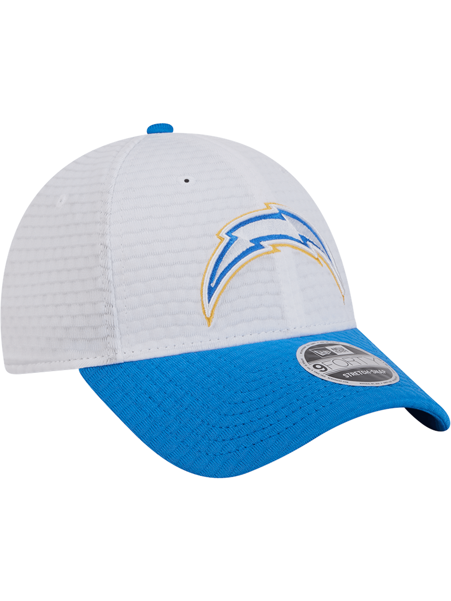 New Era Caps Los Angeles Chargers New Era NFL 24 Training 9FORTY Stretch-Snapback Hat - White