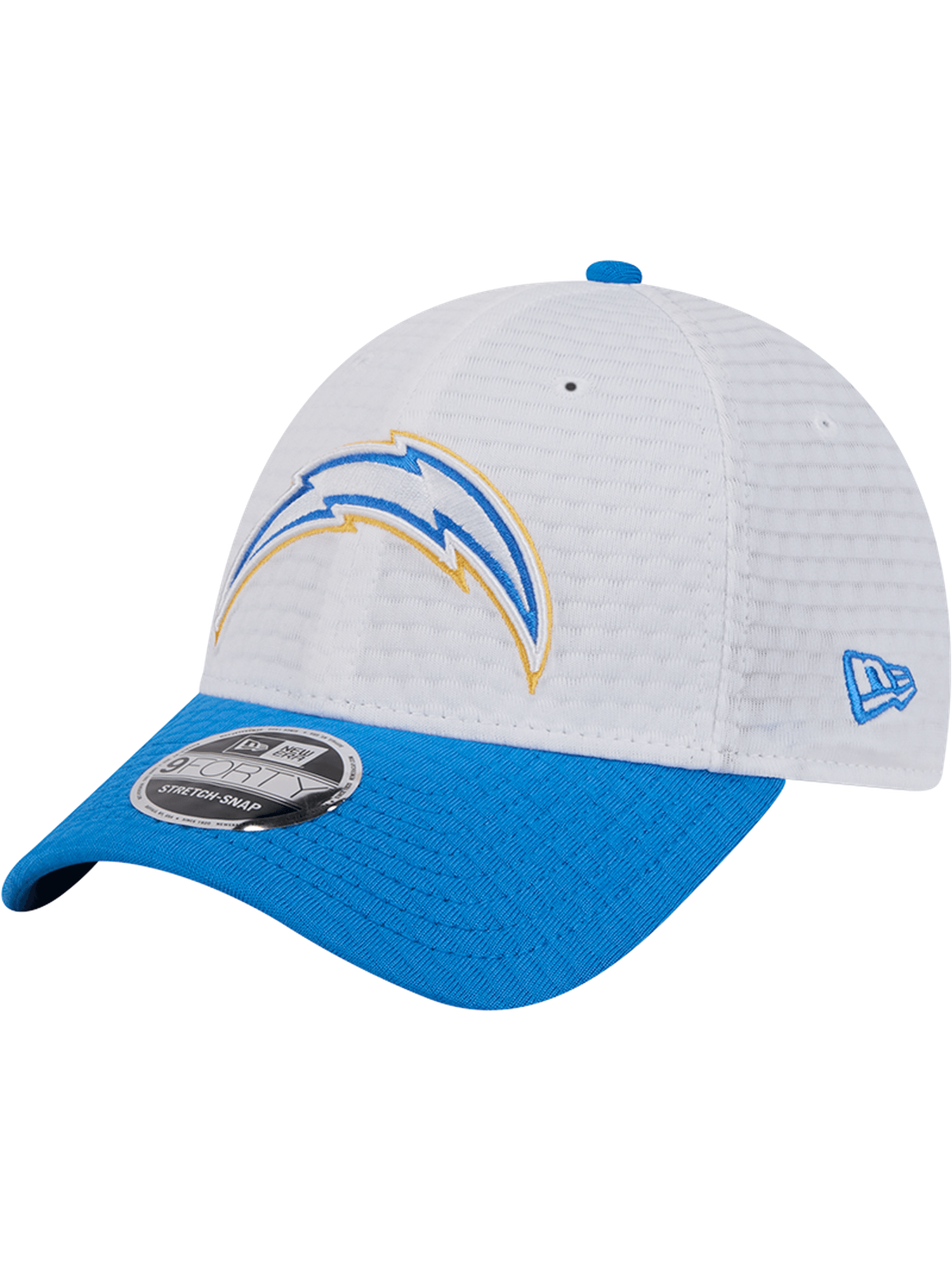 New Era Caps Los Angeles Chargers New Era NFL 24 Training 9FORTY Stretch-Snapback Hat - White
