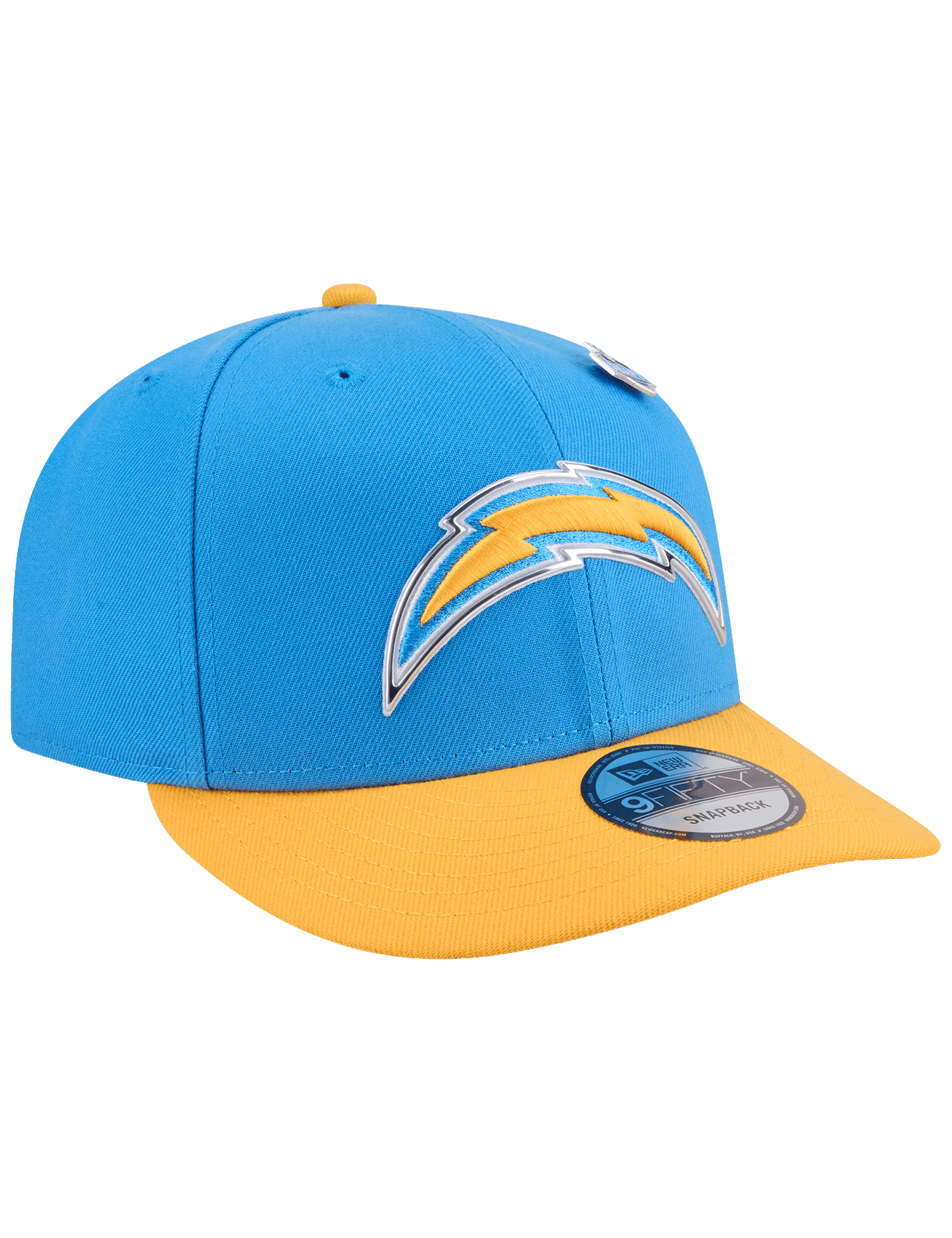 New Era Caps OSFM Los Angeles Chargers New Era NFL Draft 26 9FIFTY Pre-Curved Snapback Hat