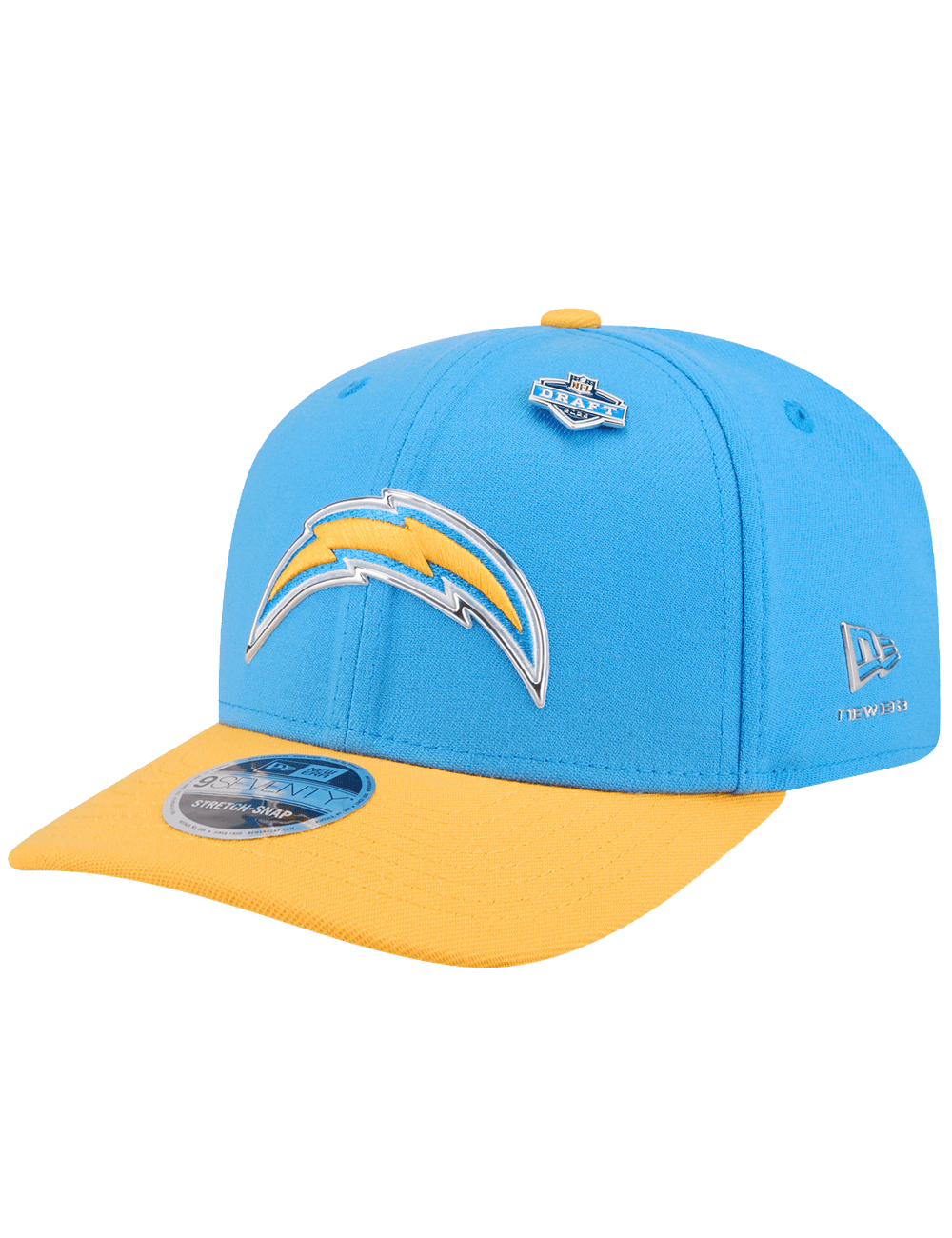 New Era Caps OSFM Los Angeles Chargers New Era NFL Draft 26 9SEVENTY Stretch-Snapback Hat