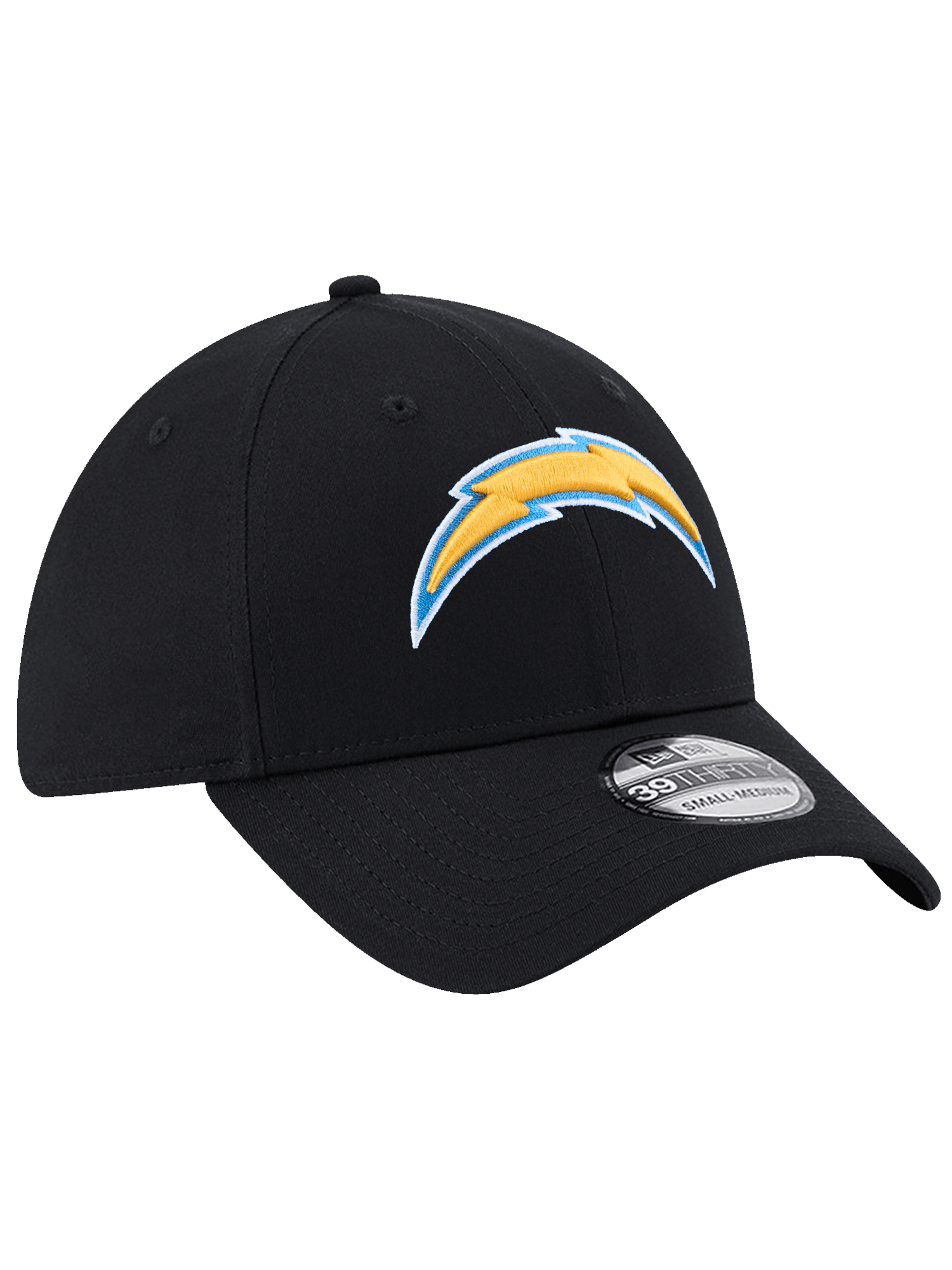 New Era Caps Los Angeles Chargers New Era NFL Team 39THIRTY Stretch Fit Hat - Black