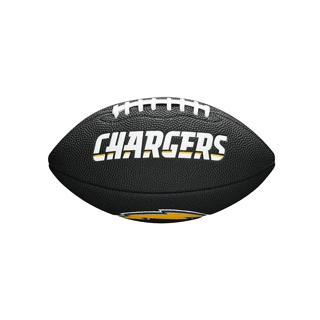 Wilson Sporting Goods Balls Los Angeles Chargers Wilson NFL Mini Size Team Football - Black