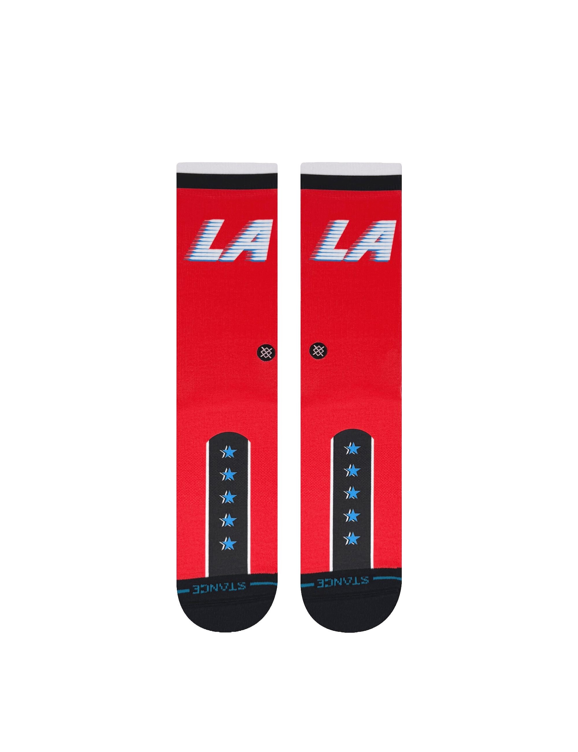 Stance Socks Large (9-12 US) Los Angeles Clippers Stance NBA Statement Crew Socks