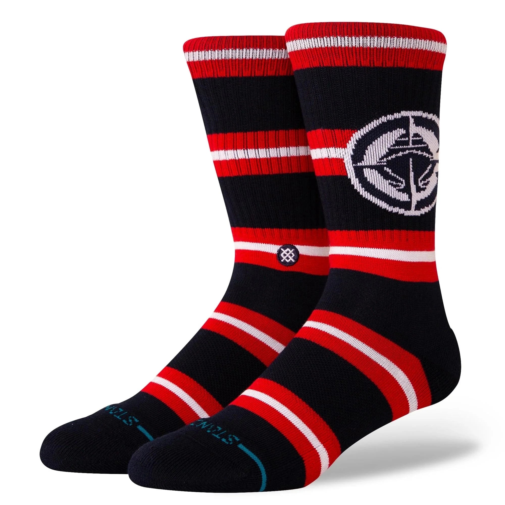 Stance Socks Large (9-12 US) Los Angeles Clippers Stance NBA Team Prep Crew Socks