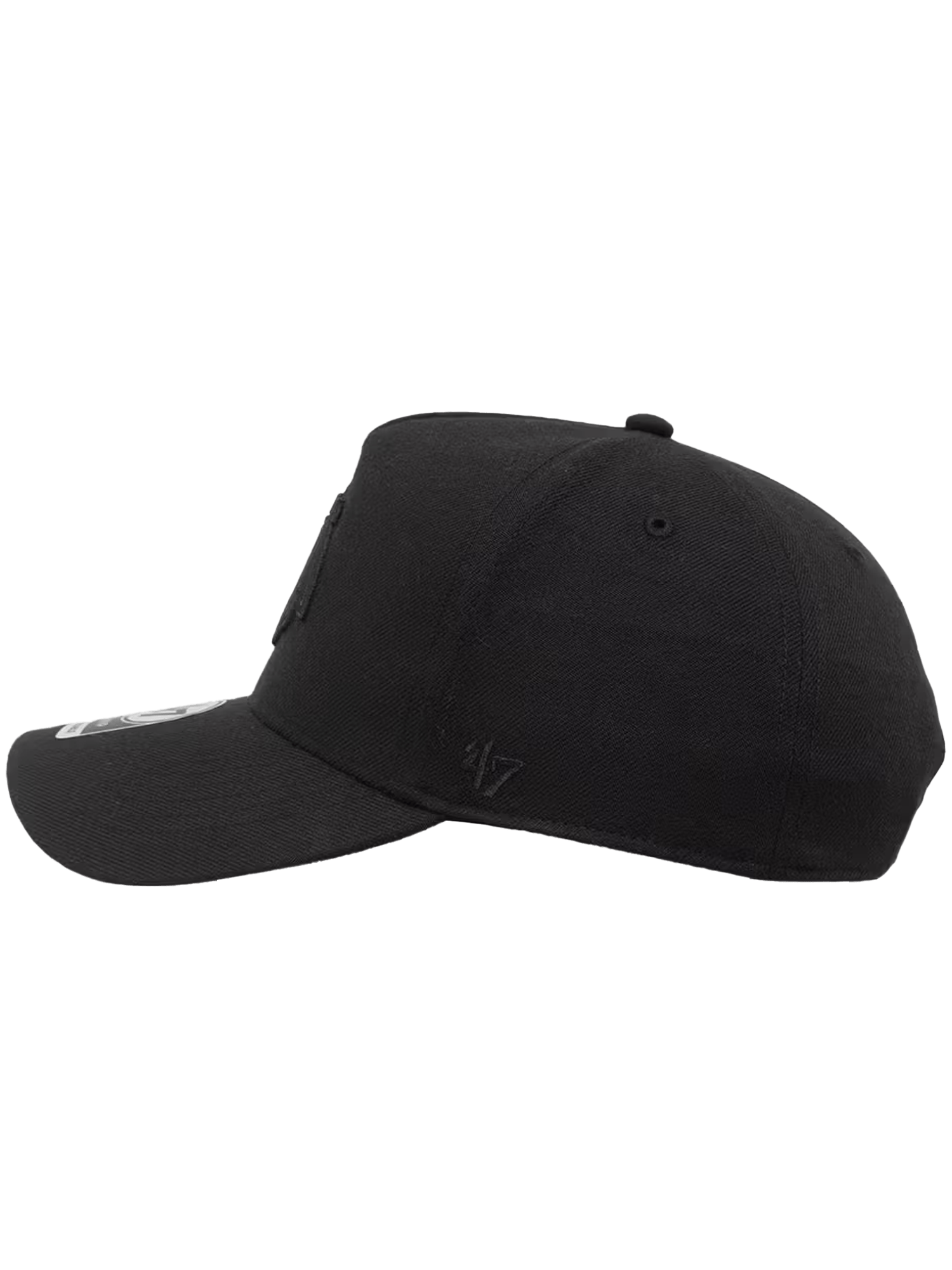 47 Brand Caps Los Angeles Dodgers '47 MLB Black On Black MVP DT Snapback Hat - Black