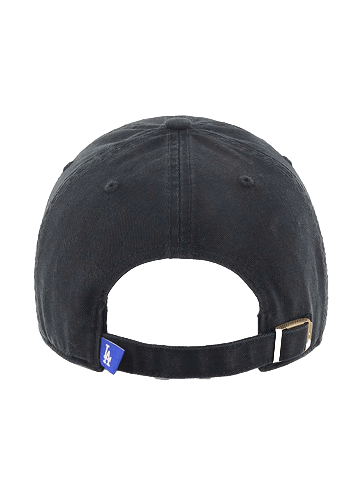 47 Brand Caps Los Angeles Dodgers '47 MLB Black White Clean Up Strapback Hat - Black