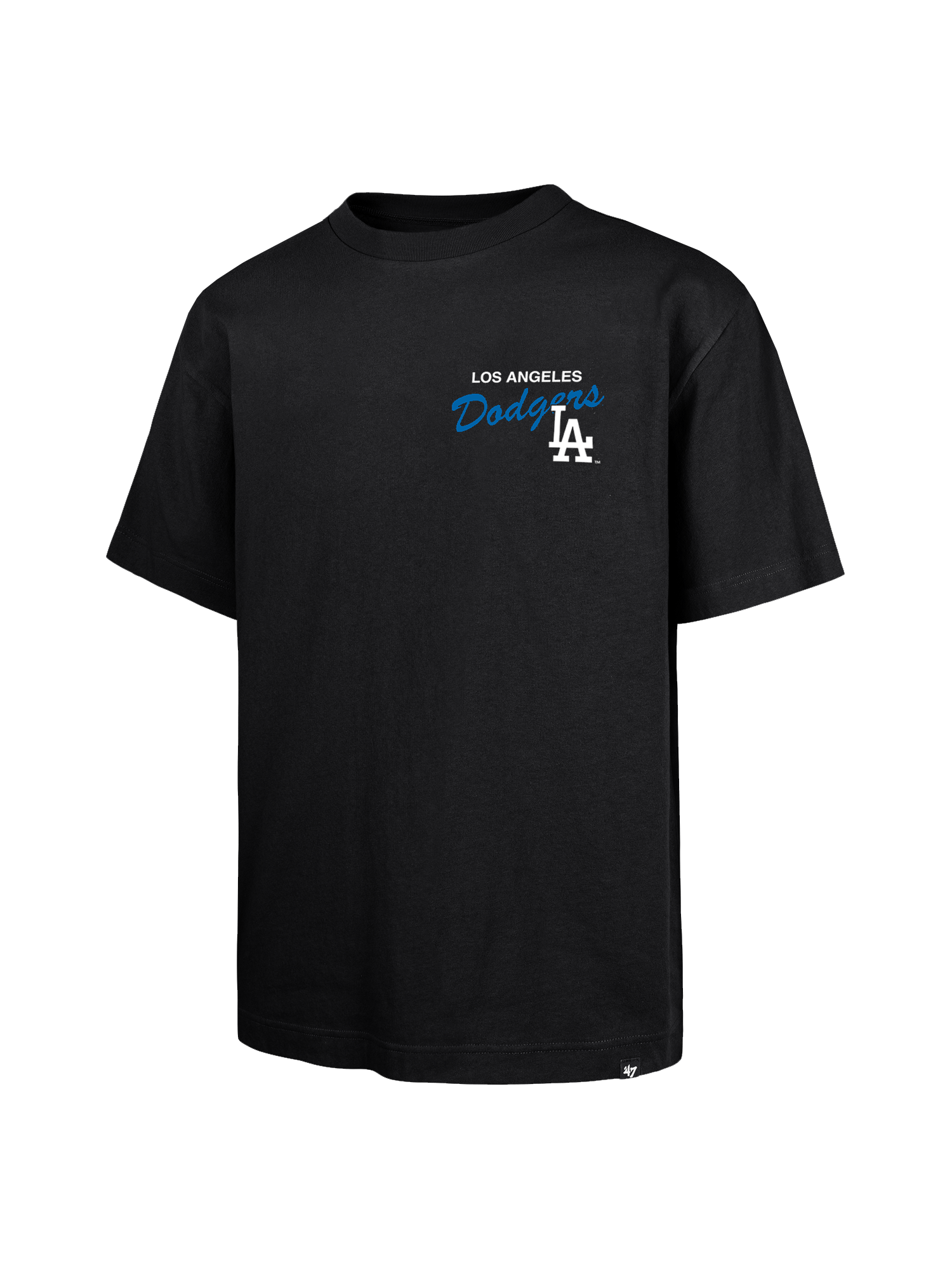 47 Brand T-Shirts Los Angeles Dodgers '47 MLB Stadium Vintage Foundation T-Shirt - Black