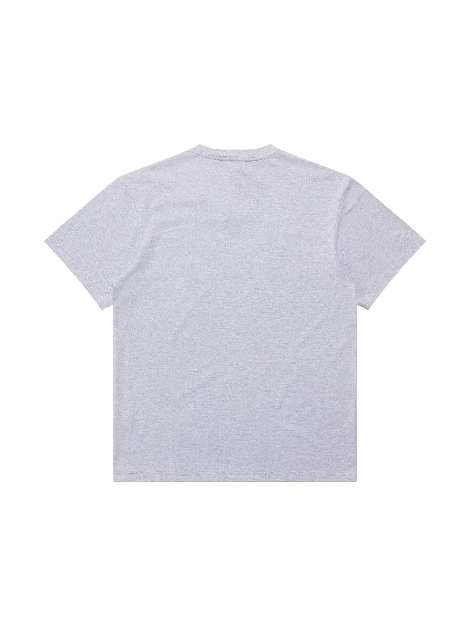 Majestic Athletic T-Shirts Los Angeles Dodgers Majestic MLB Banner Vintage T-Shirt - Grey Marle