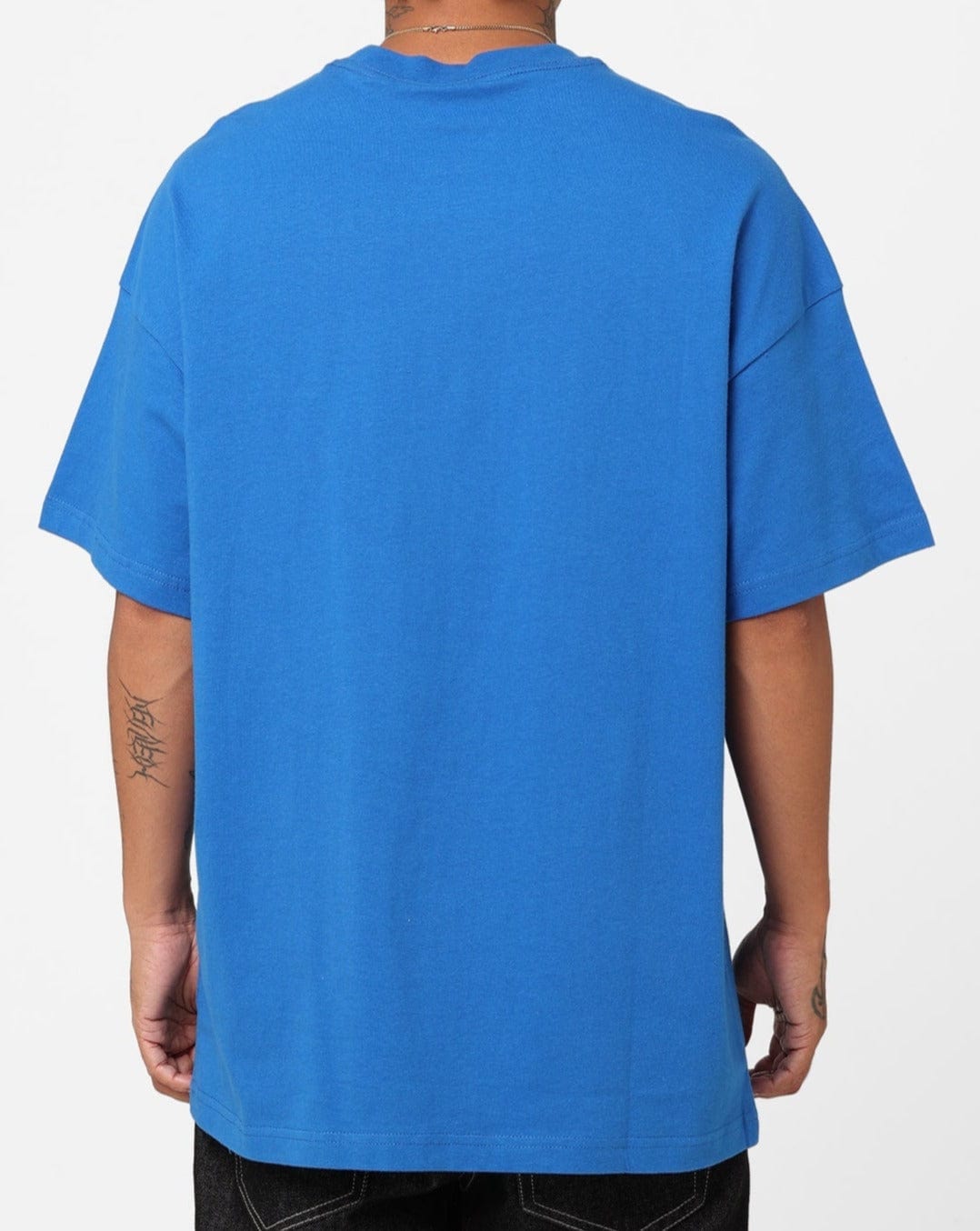 Majestic Athletic T-Shirts Los Angeles Dodgers Majestic MLB League Champs Oversized Vintage T-Shirt - Blue
