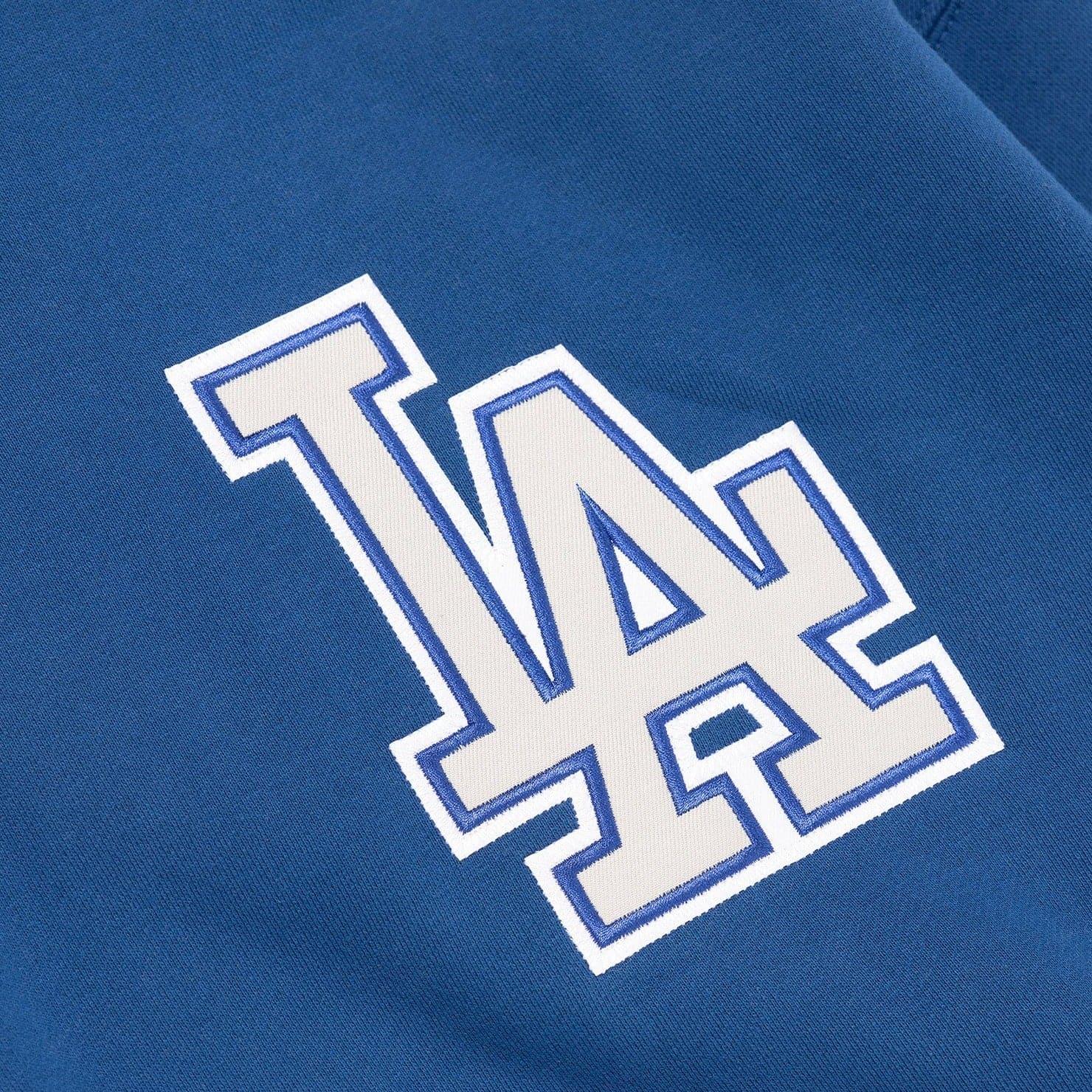 Majestic Athletic Jumpers Los Angeles Dodgers MLB V Ath Vintage Hoodie Jumper - Faded Blue