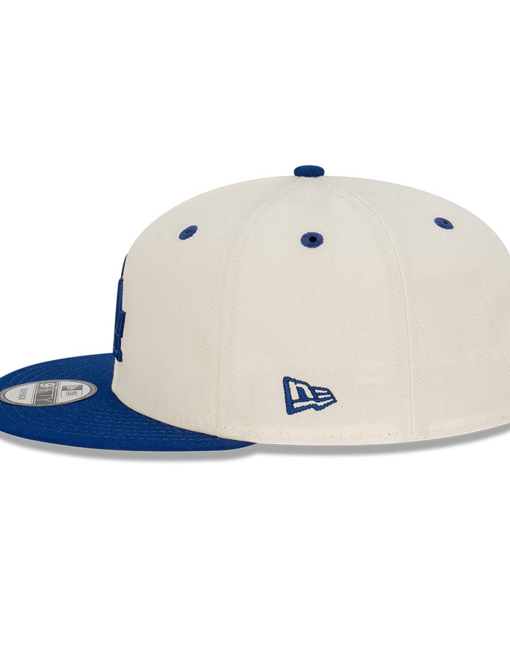 New Era Caps Los Angeles Dodgers New Era MLB 2 Tone 9FIFTY Snapback Hat - Chrome White