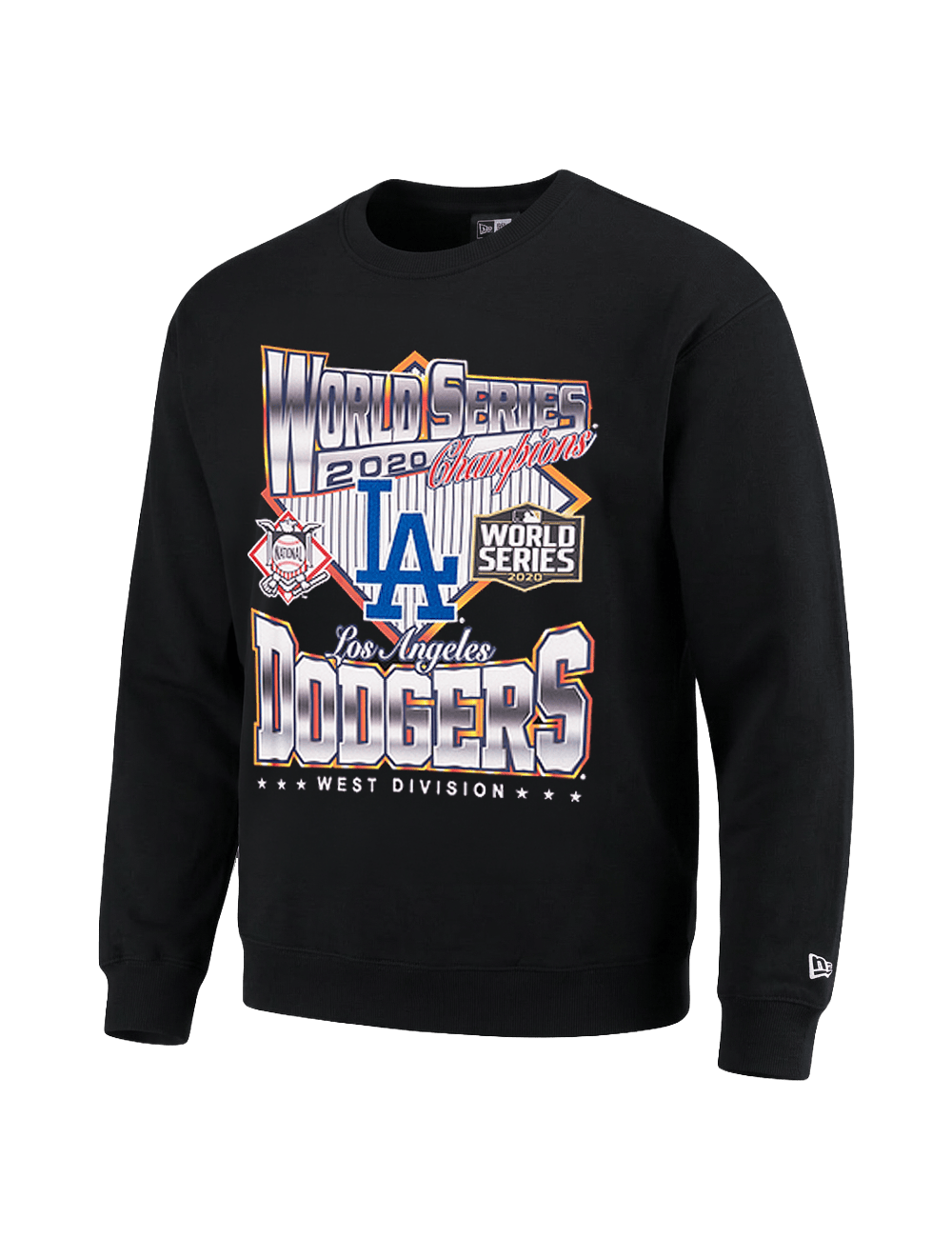 New Era Jumpers Los Angeles Dodgers New Era MLB 20 Champs Crew Jumper - Black