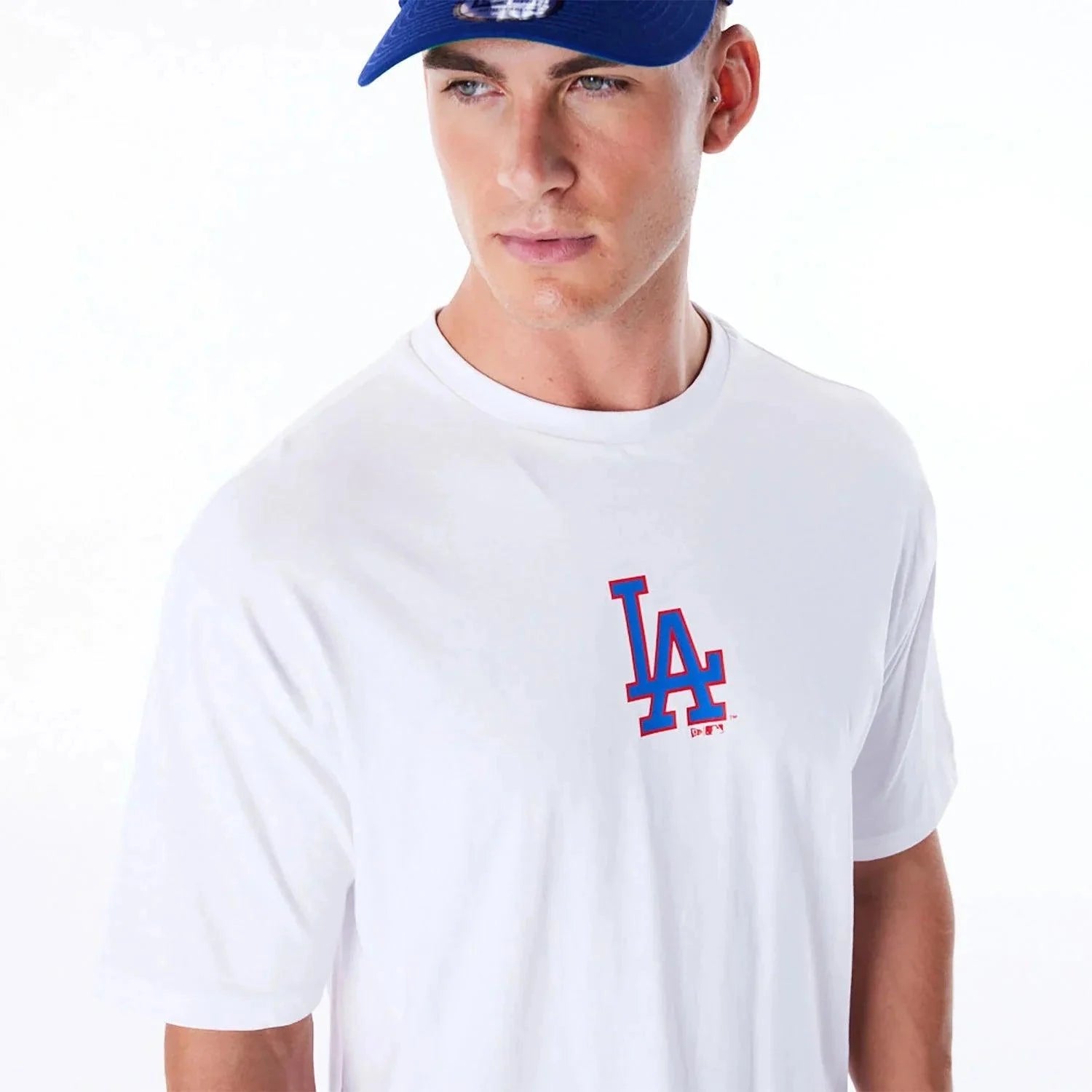 New Era T-Shirts Los Angeles Dodgers New Era MLB 81 World Series Oversized T-Shirt - White