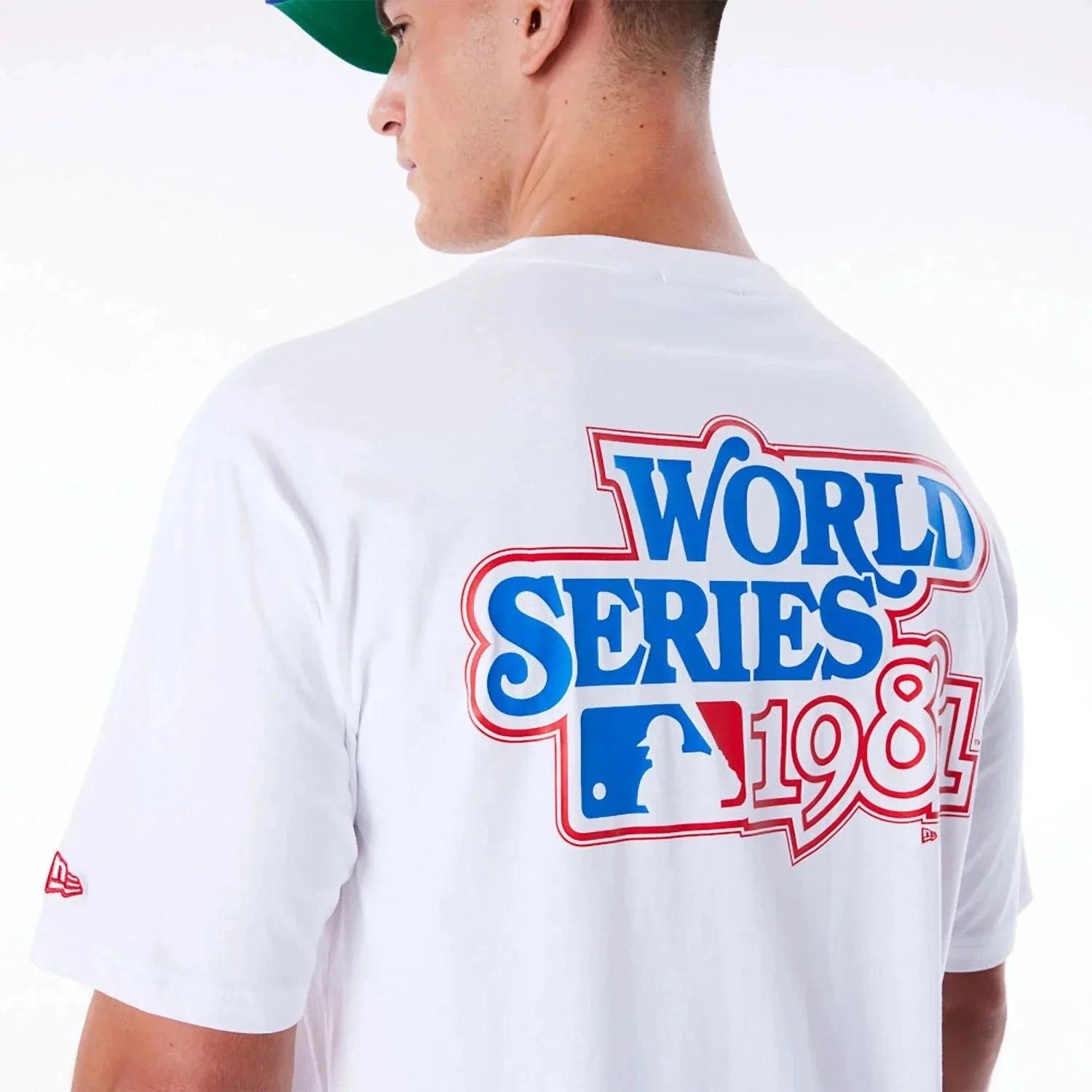 New Era T-Shirts Los Angeles Dodgers New Era MLB 81 World Series Oversized T-Shirt - White