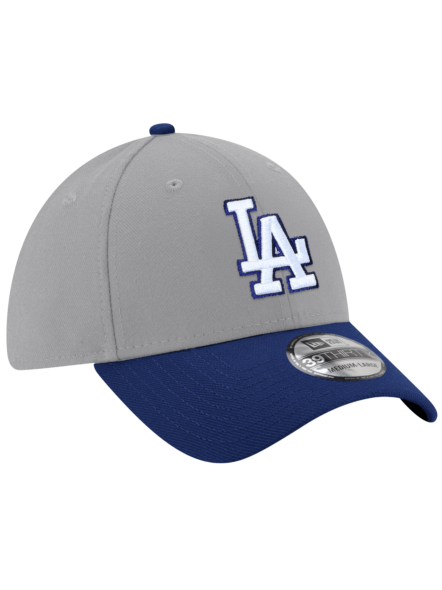 New Era Caps Los Angeles Dodgers New Era MLB Alt 39THIRTY Stretch-Fit Hat - Grey