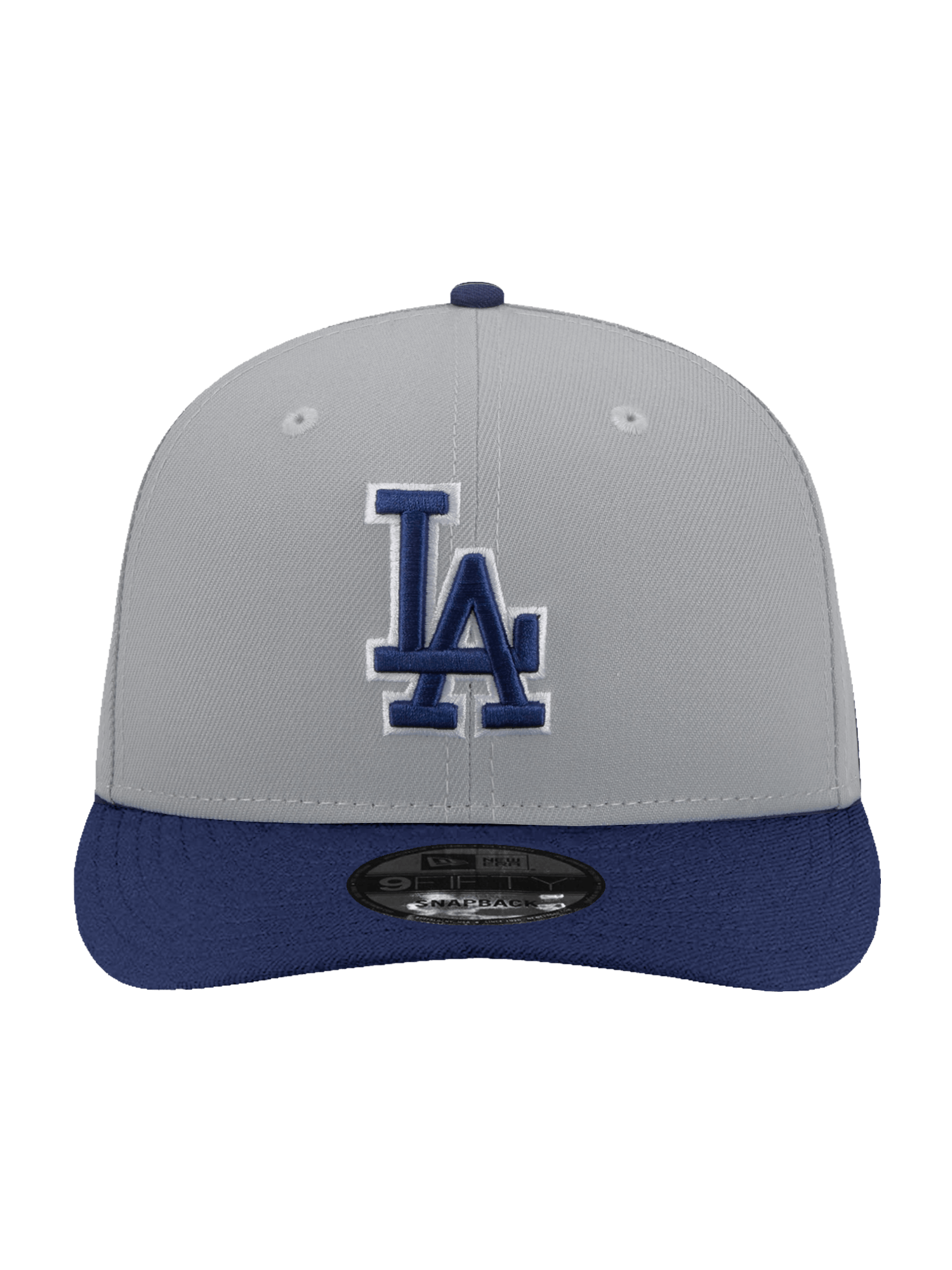 New Era Caps OSFA Los Angeles Dodgers New Era MLB Alt Pre-Curved 9FIFTY Snapback Hat - Grey