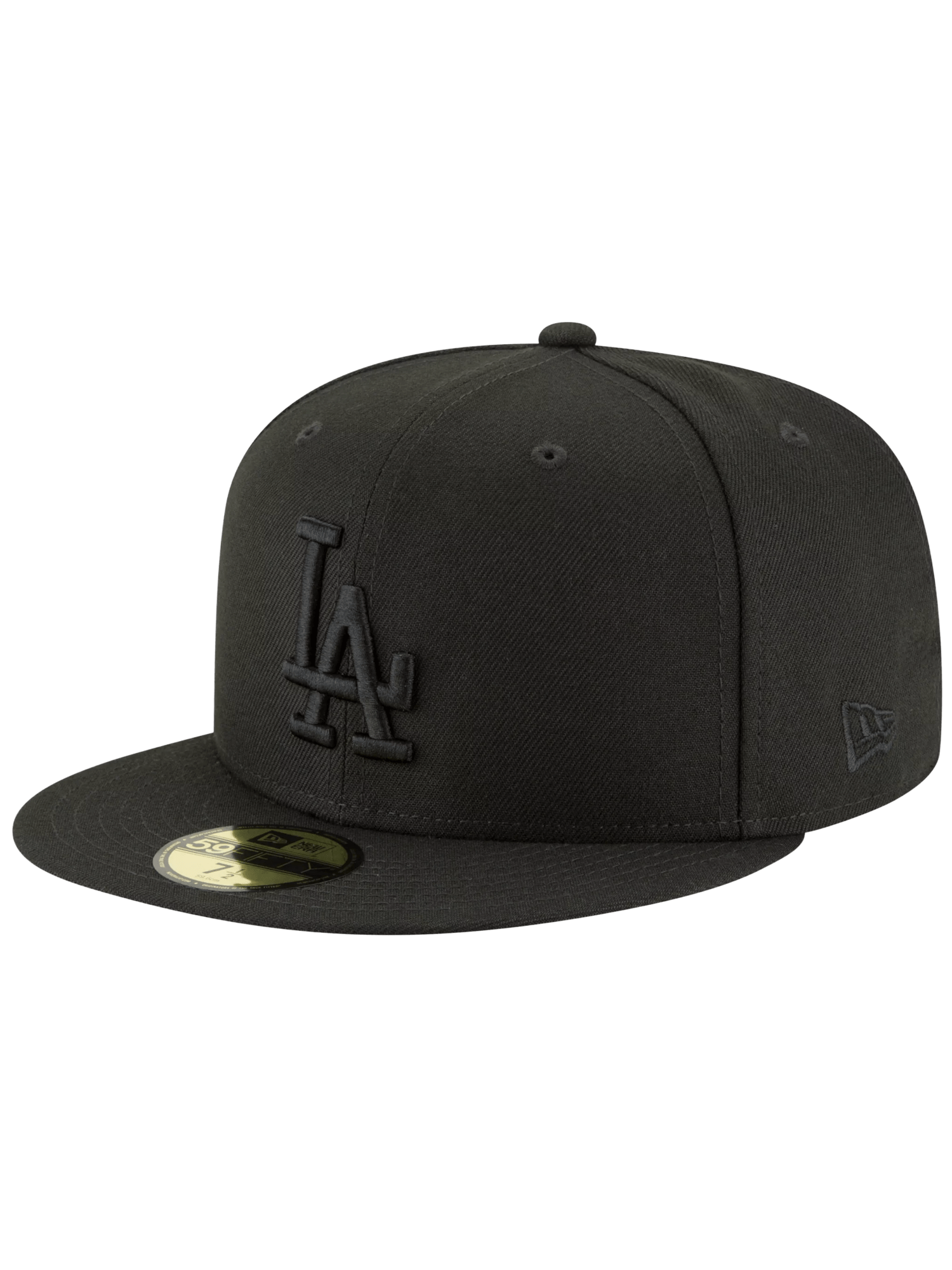 New Era Caps Los Angeles Dodgers New Era MLB Black On Black 59FIFTY Fitted Hat - Black