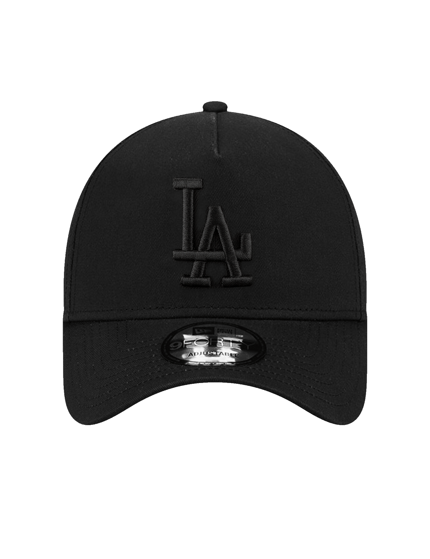 New Era Caps Los Angeles Dodgers New Era MLB Black on Black 9FORTY A-Frame Snapback Hat