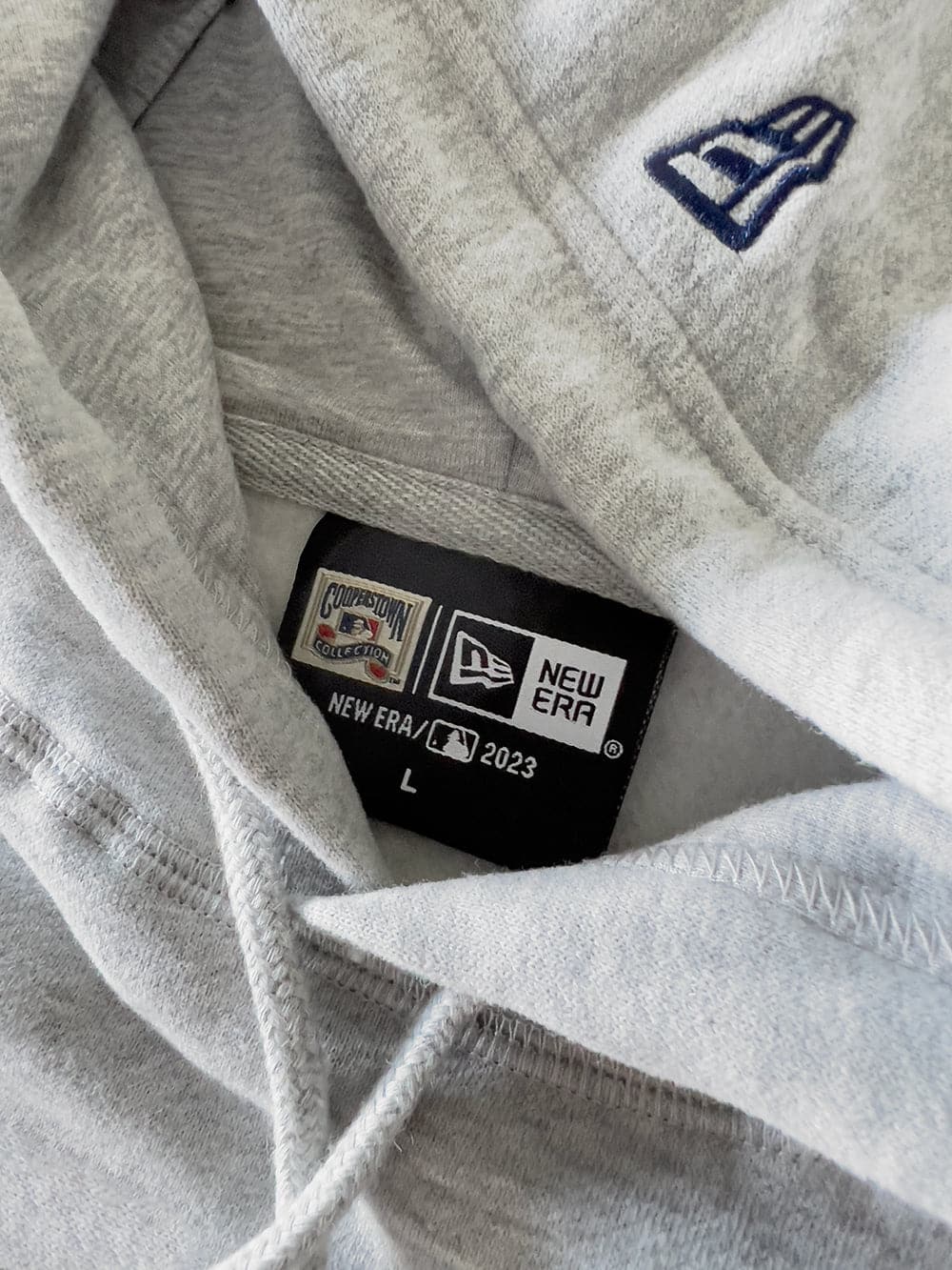 New Era Jumpers Los Angeles Dodgers New Era MLB Gradient Arch Hoodie Jumper - Grey