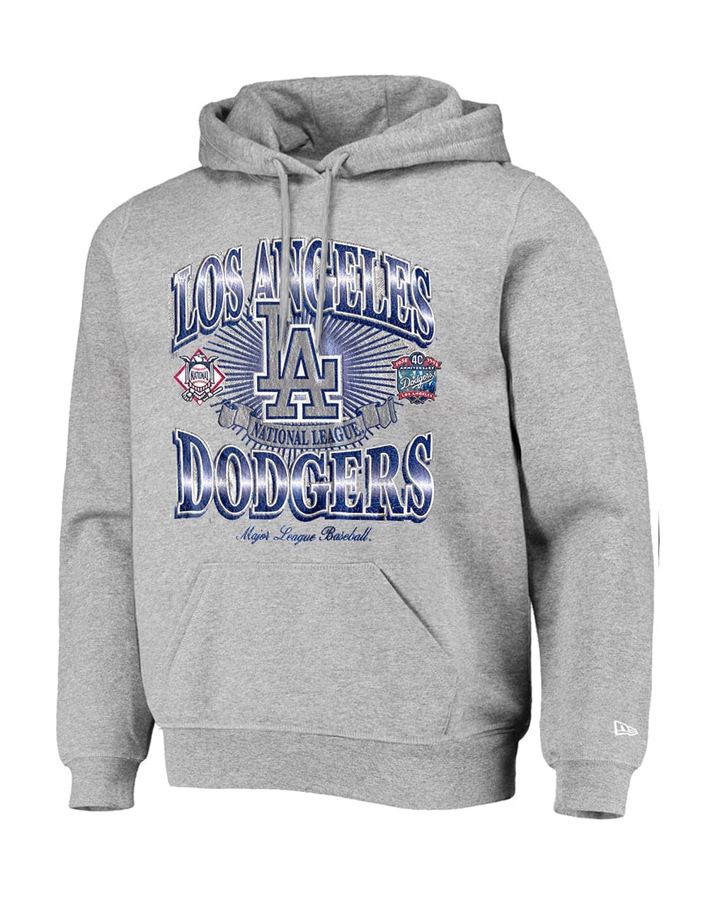 New Era Jumpers Los Angeles Dodgers New Era MLB Gradient Arch Hoodie Jumper - Grey