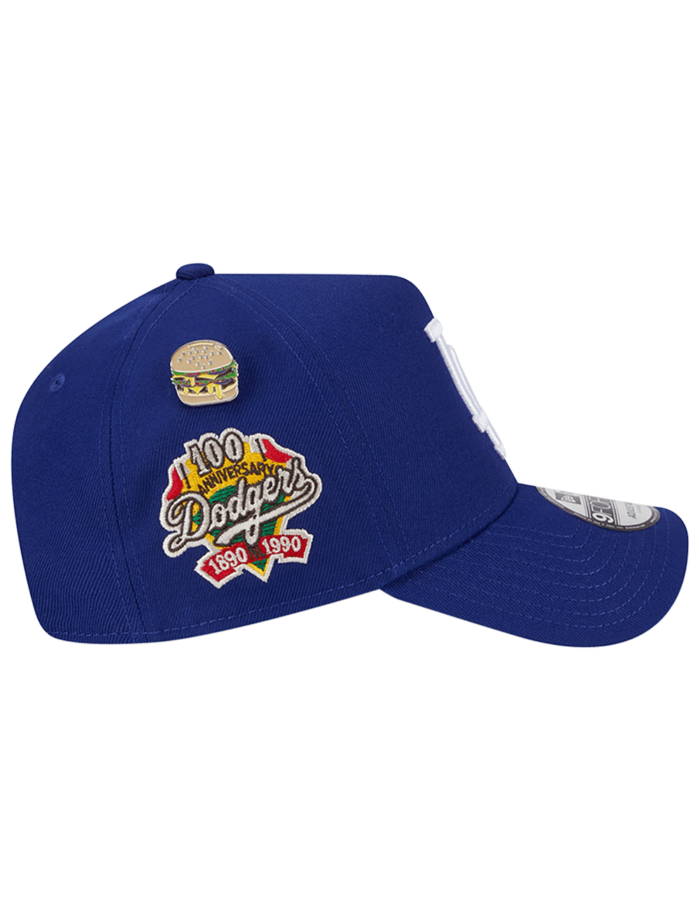 New Era Caps Los Angeles Dodgers New Era MLB Local Dishes 9FORTY A-Frame Snapback Hat - Blue