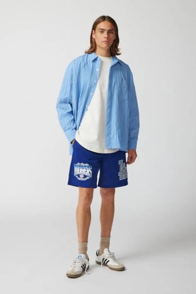 New Era Shorts Los Angeles Dodgers New Era MLB Logo Arch Mesh Shorts - Blue