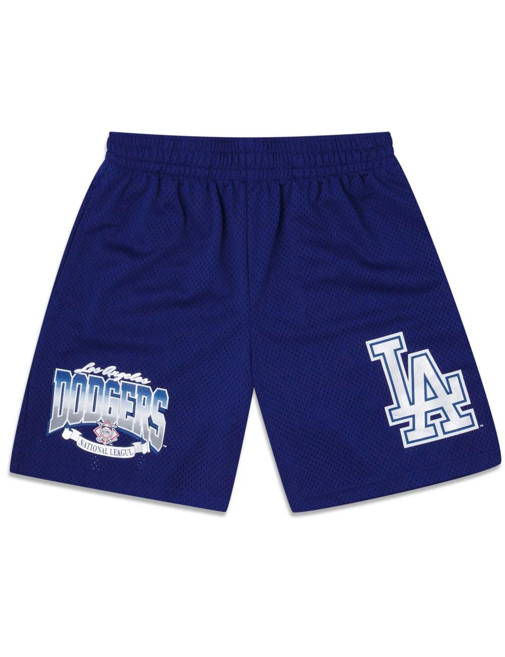 New Era Shorts Los Angeles Dodgers New Era MLB Logo Arch Mesh Shorts - Blue