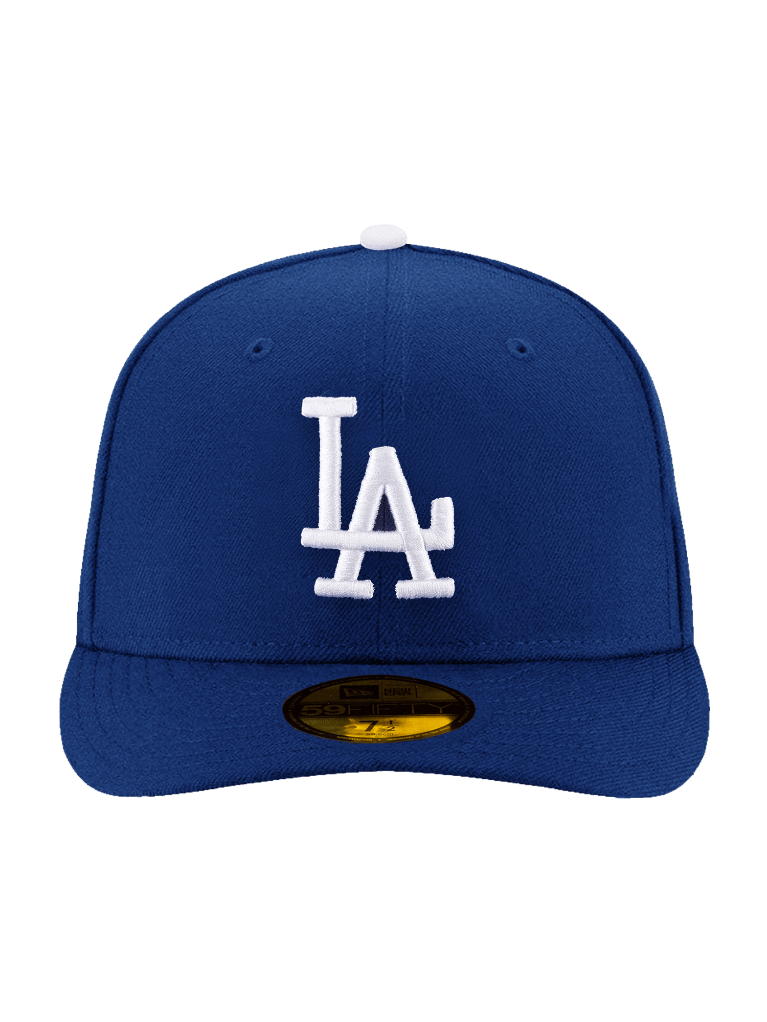 New Era Caps Los Angeles Dodgers New Era MLB On-Field AC Pre-Curved 59FIFTY Fitted Hat - Blue