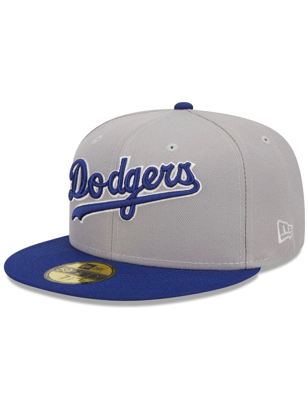 New Era Caps Los Angeles Dodgers New Era MLB Retro Script 59FIFTY Fitted Hat - Grey