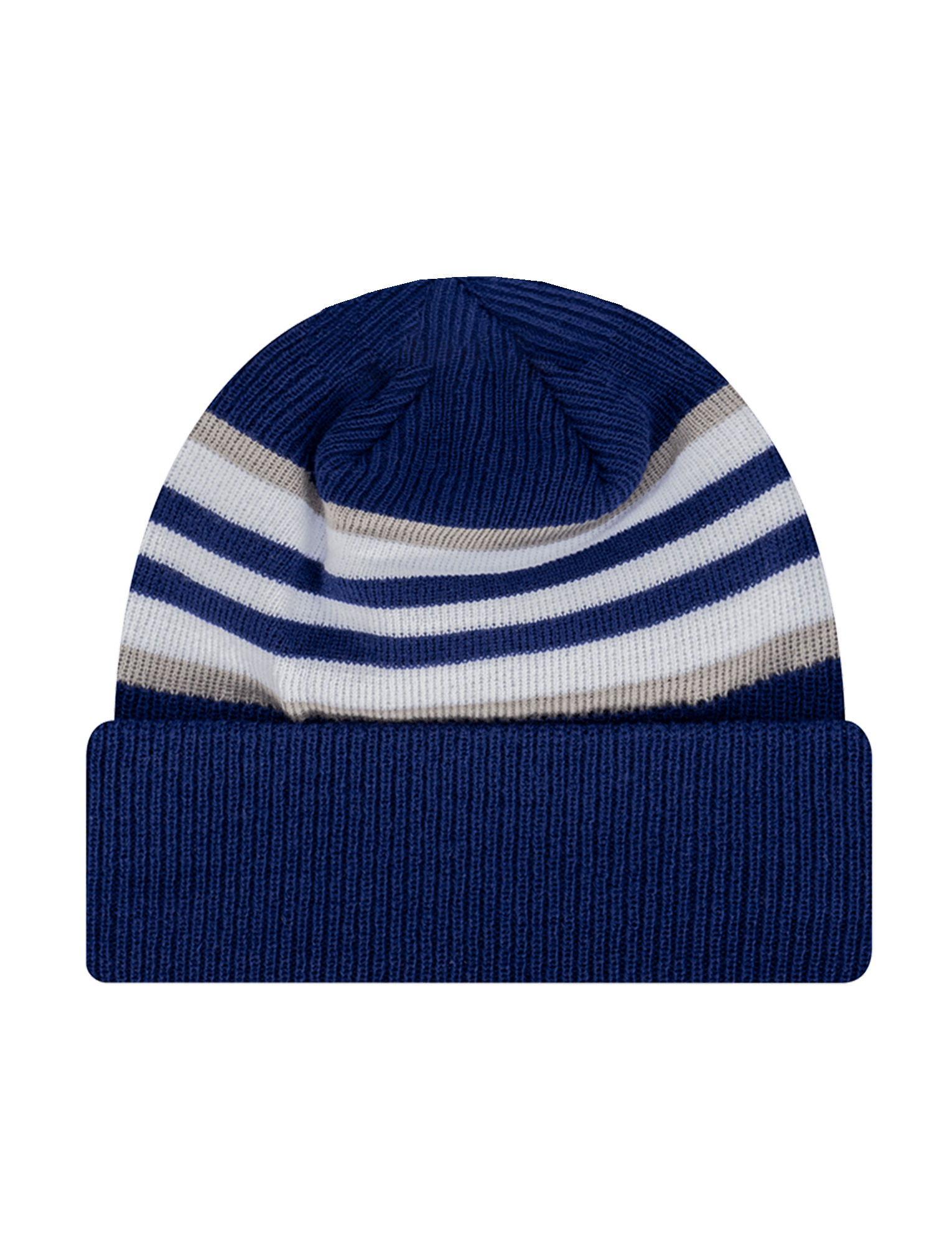 New Era Beanies Los Angeles Dodgers New Era MLB Stripe Pomless Hit Knit Beanie - Blue