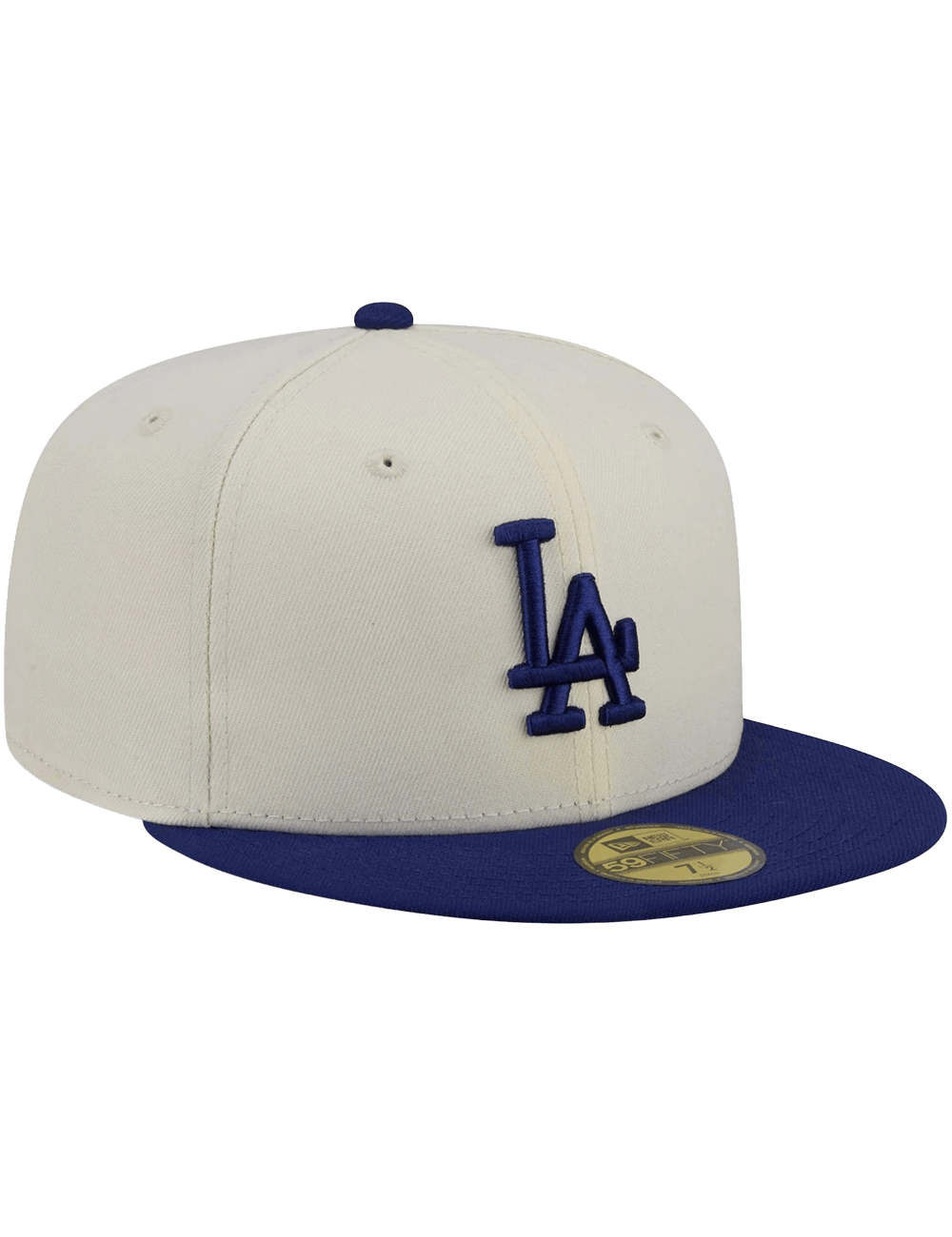 New Era Caps Los Angeles Dodgers New Era MLB Team 2 Tone 59FIFTY Fitted Hat - Chrome