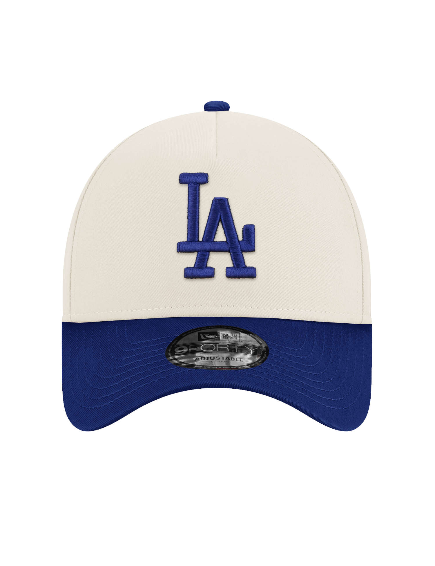 New Era Caps Los Angeles Dodgers New Era MLB Team 2T 9FORTY A-Frame Snapback Hat - Chrome