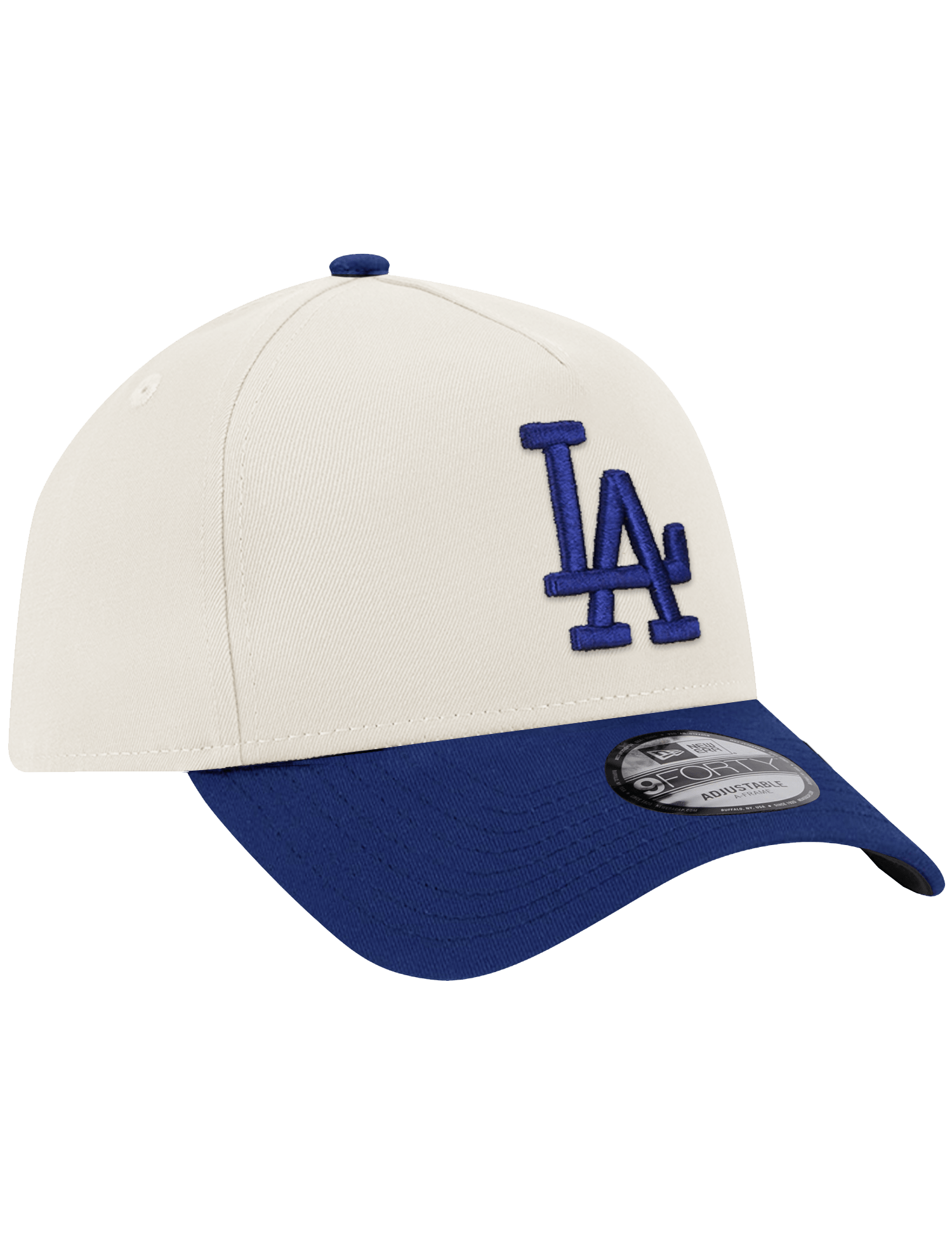 New Era Caps Los Angeles Dodgers New Era MLB Team 2T 9FORTY A-Frame Snapback Hat - Chrome