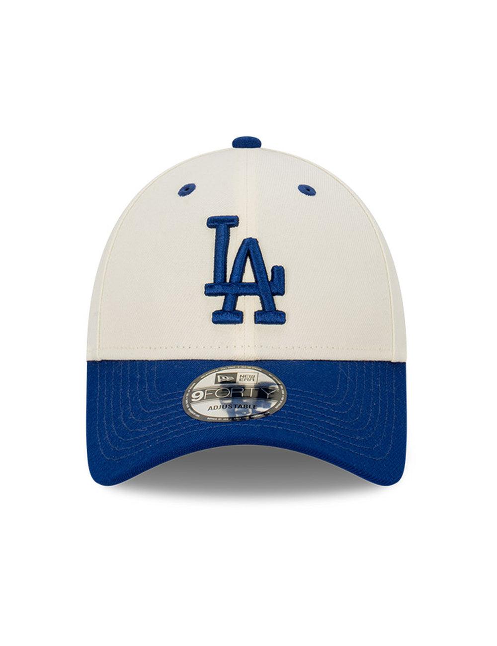 New Era Caps Los Angeles Dodgers New Era MLB Team 2T 9FORTY Snapback Hat - Chrome White