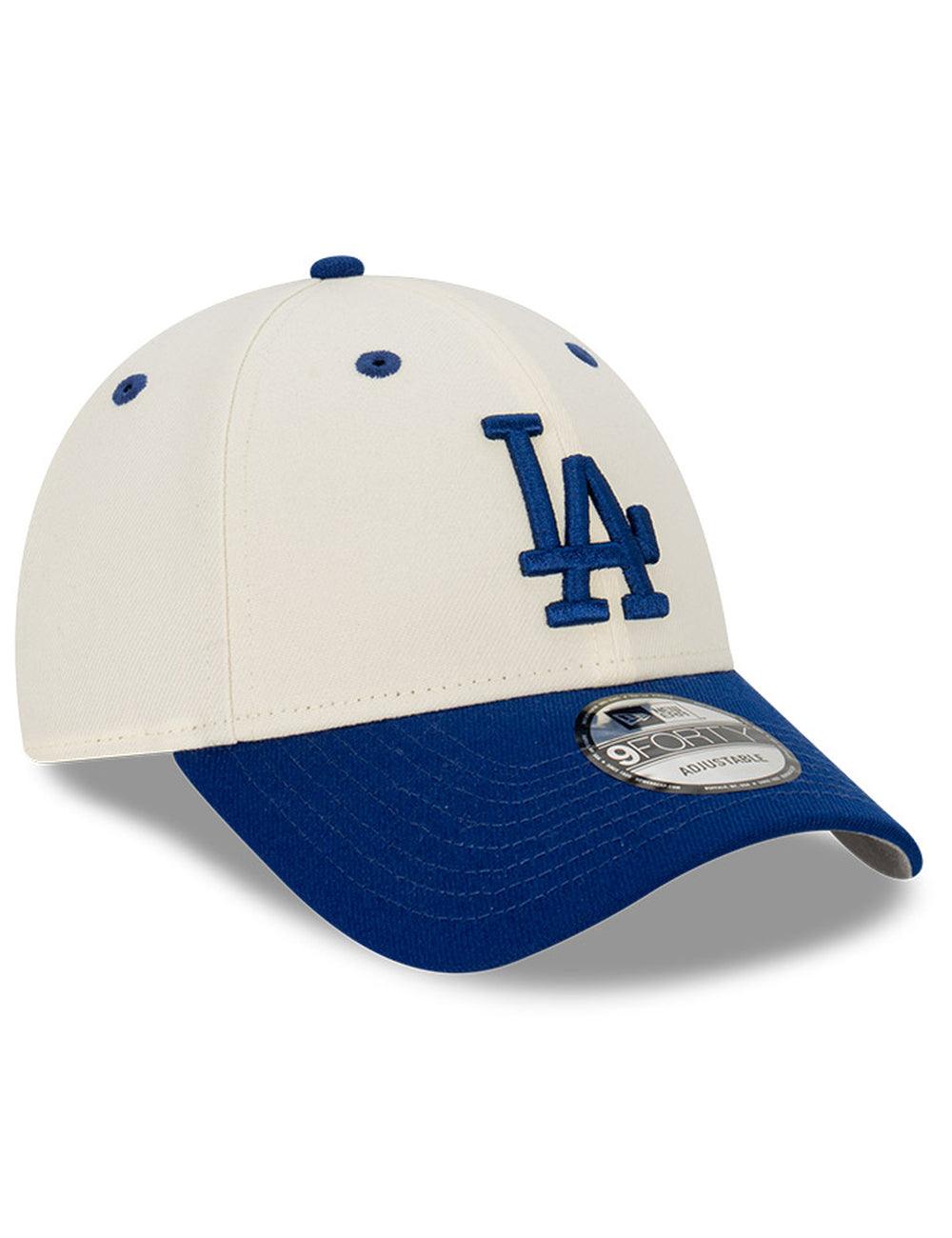 New Era Caps Los Angeles Dodgers New Era MLB Team 2T 9FORTY Snapback Hat - Chrome White