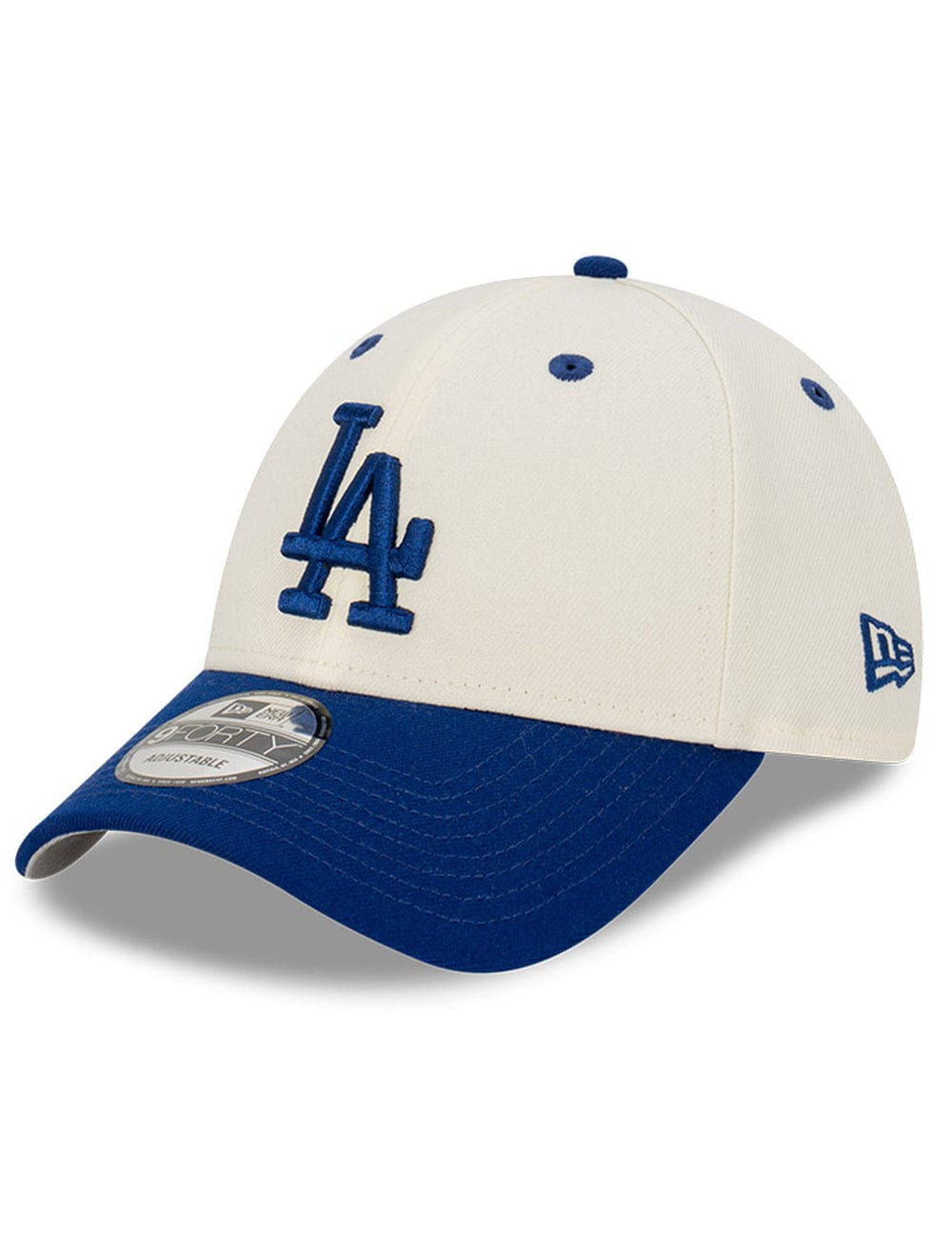 New Era Caps Los Angeles Dodgers New Era MLB Team 2T 9FORTY Snapback Hat - Chrome White