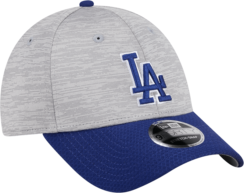 New Era Caps Los Angeles Dodgers New Era MLB Team Active Digi-Tech 9FORTY Snapback Hat - Graphite Grey