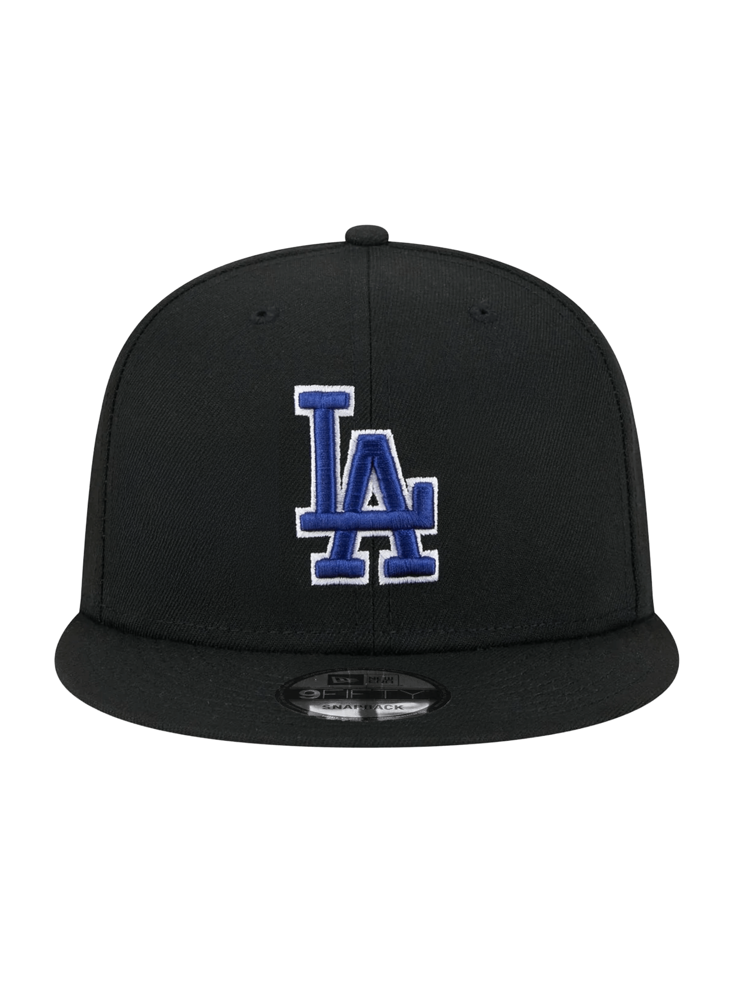 New Era Caps Los Angeles Dodgers New Era MLB Team Outline 9FIFTY Snapback Hat - Black