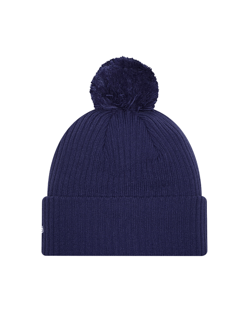 New Era Beanies OSFM Los Angeles Dodgers New Era MLB Team Ribbed Knit Pom Beanie - Blue