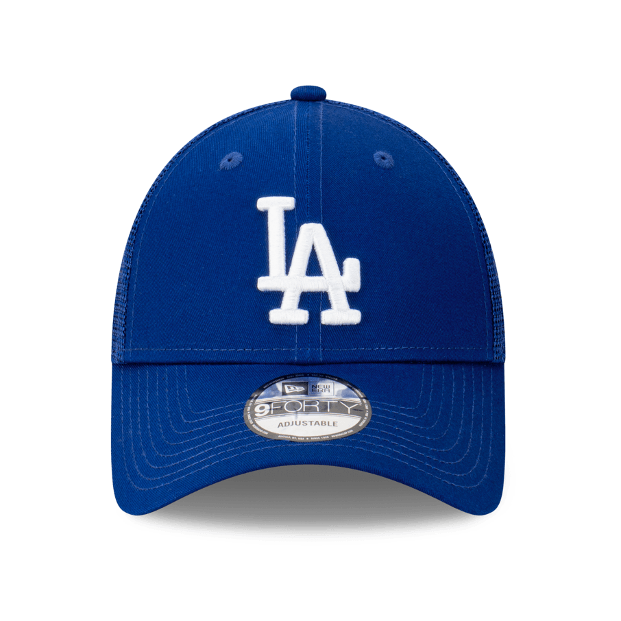 New Era Caps Los Angeles Dodgers New Era MLB Team Trucker 9FORTY Snapback Hat - Blue