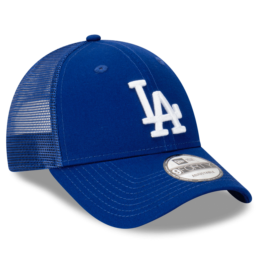 New Era Caps Los Angeles Dodgers New Era MLB Team Trucker 9FORTY Snapback Hat - Blue