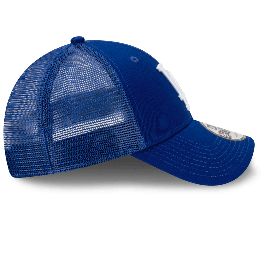 New Era Caps Los Angeles Dodgers New Era MLB Team Trucker 9FORTY Snapback Hat - Blue